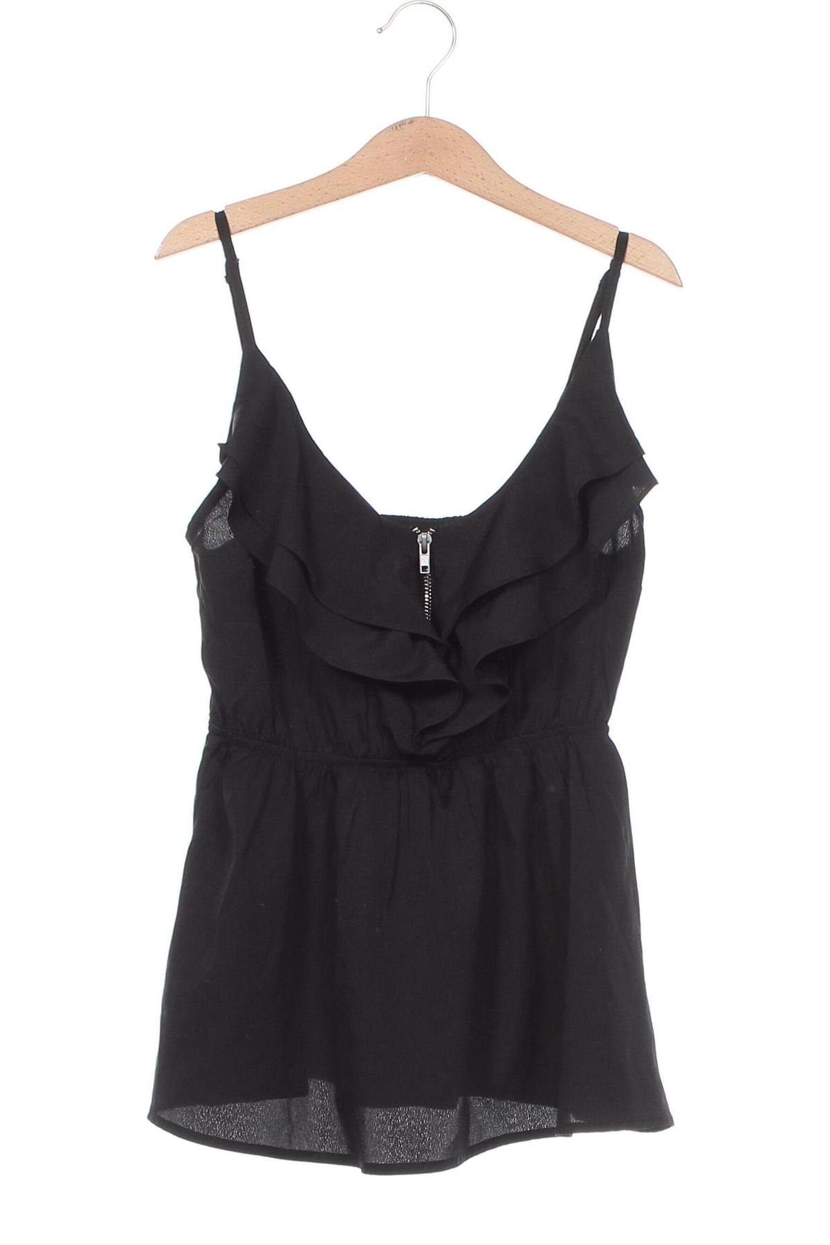 Γυναικείο αμάνικο μπλουζάκι Tally Weijl, Μέγεθος XXS, Χρώμα Μαύρο, Τιμή 3,01 €