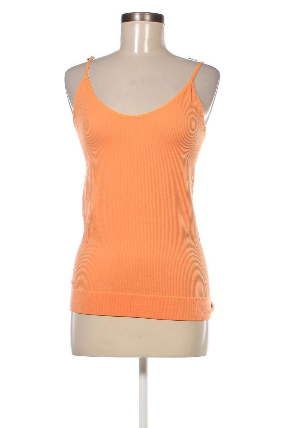 Γυναικείο αμάνικο μπλουζάκι The Jogg Concept, Μέγεθος L, Χρώμα Πορτοκαλί, Τιμή 15,98 €