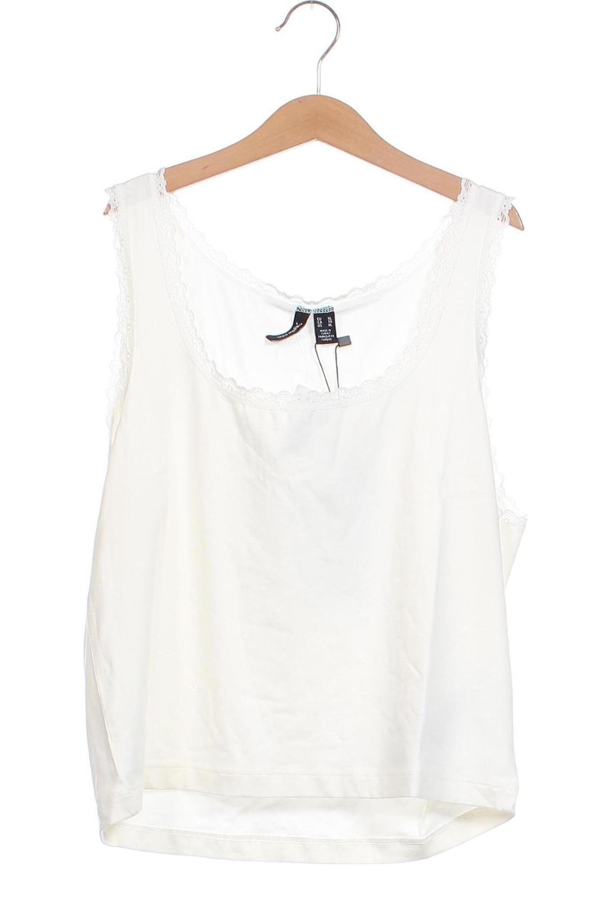 Γυναικείο αμάνικο μπλουζάκι Vero Moda, Μέγεθος XL, Χρώμα Λευκό, Τιμή 4,95 €