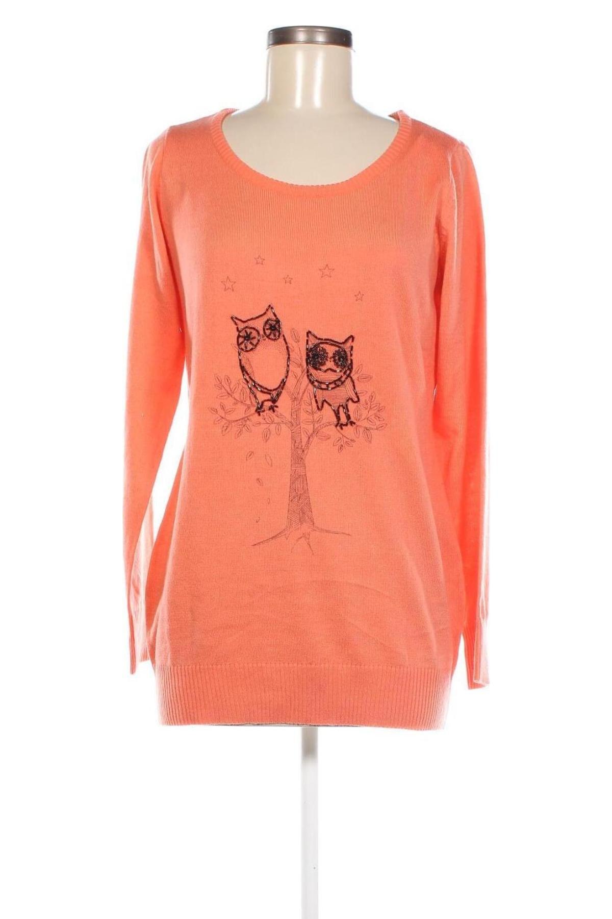 Γυναικείο πουλόβερ, Μέγεθος M, Χρώμα Πορτοκαλί, Τιμή 4,66 €