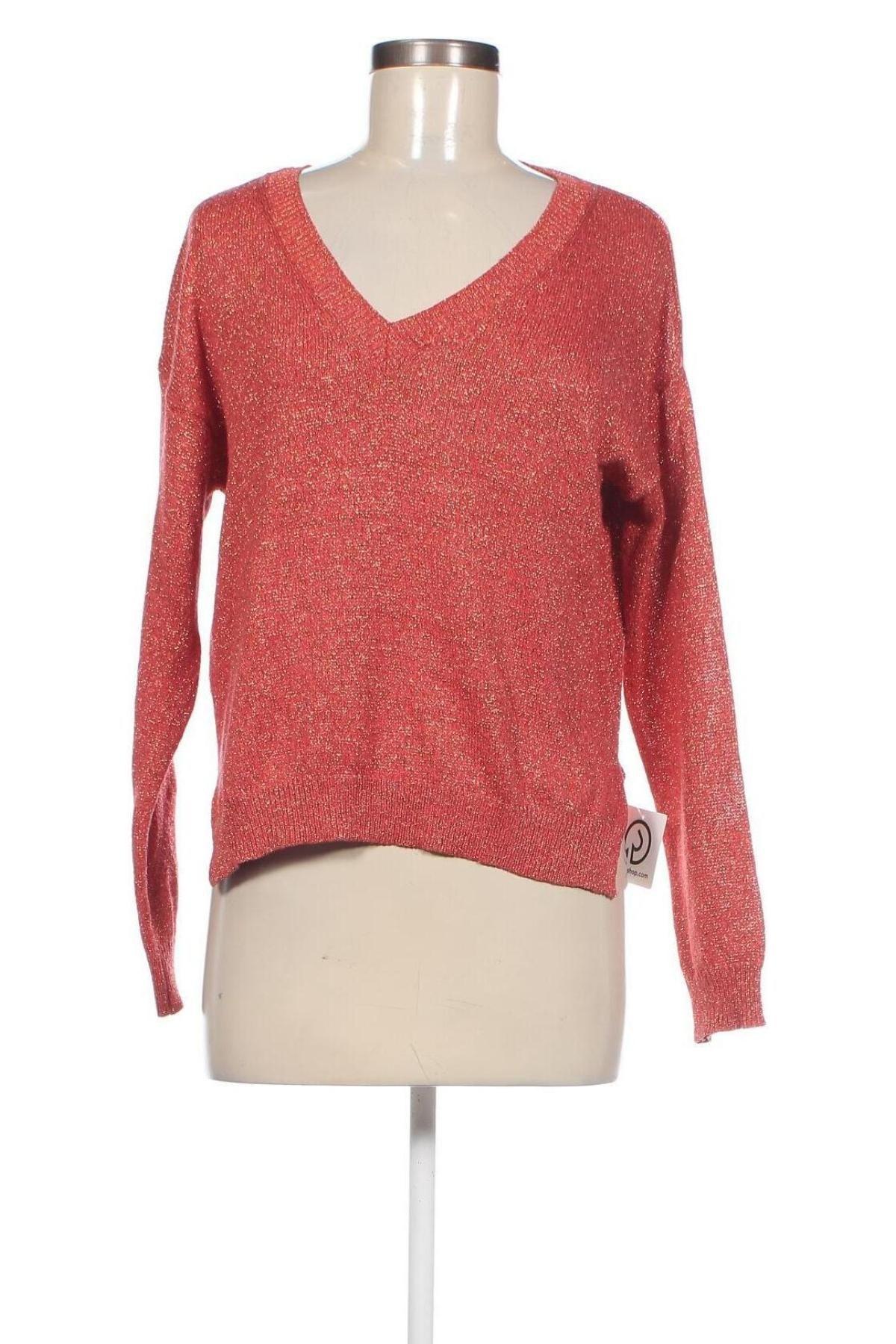 Дамски пуловер, Размер M, Цвят Оранжев, Цена 7,54 лв.