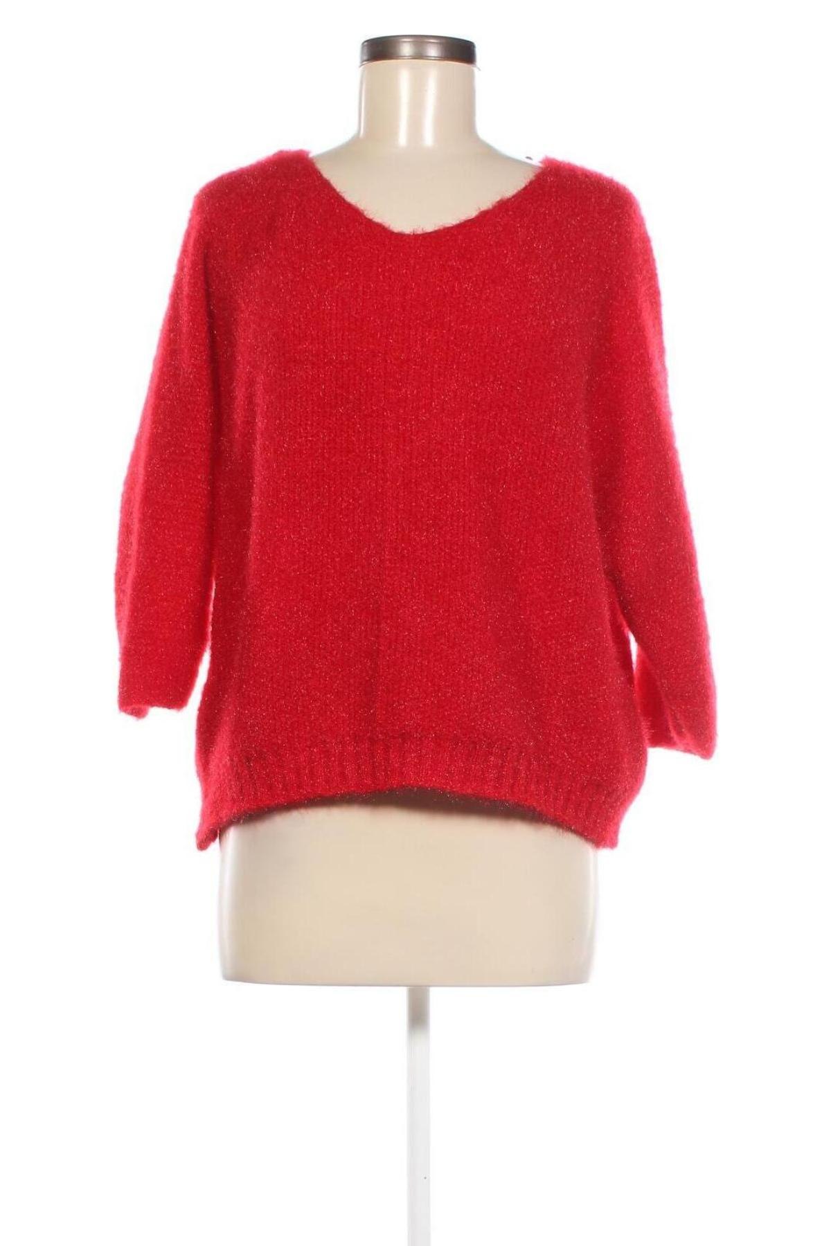 Damenpullover, Größe L, Farbe Rot, Preis € 6,49