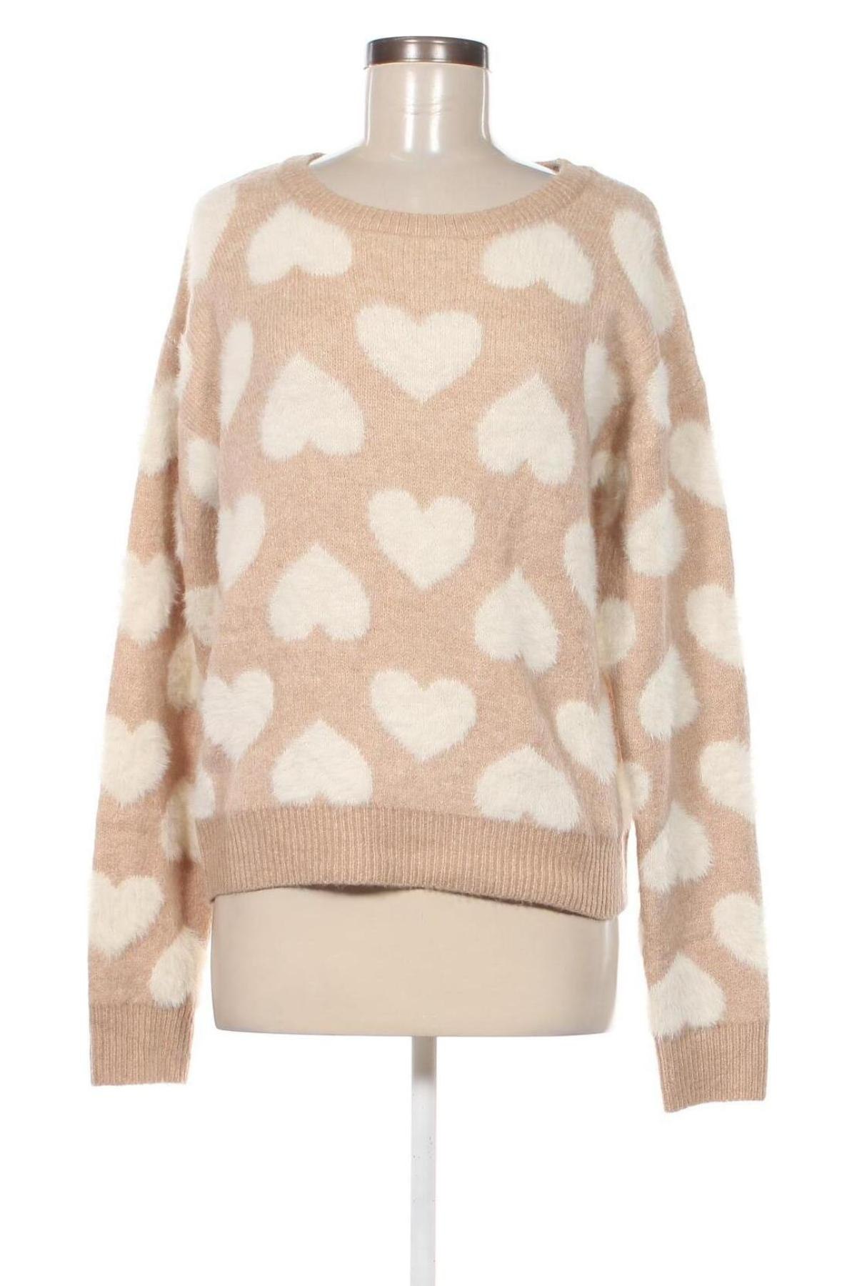 Damenpullover, Größe L, Farbe Beige, Preis 6,49 €