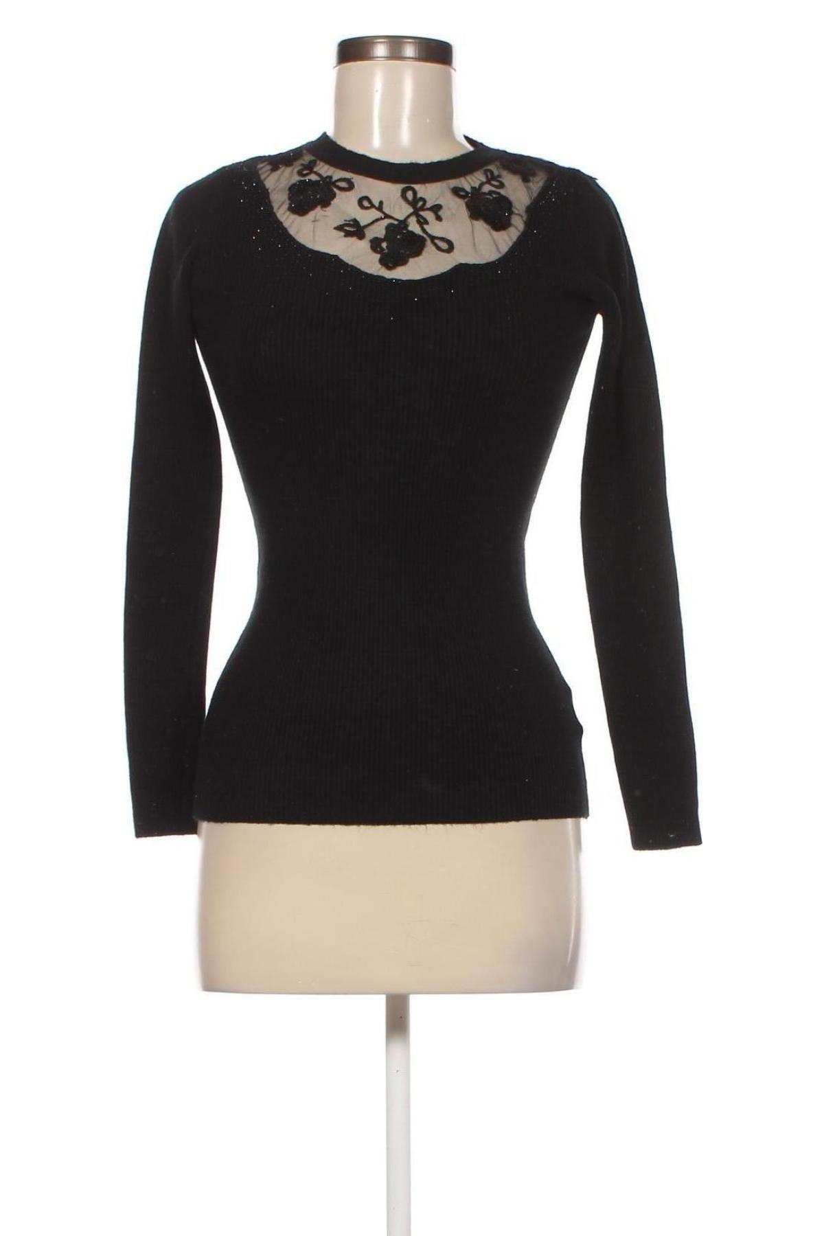 Γυναικείο πουλόβερ, Μέγεθος S, Χρώμα Μαύρο, Τιμή 6,46 €