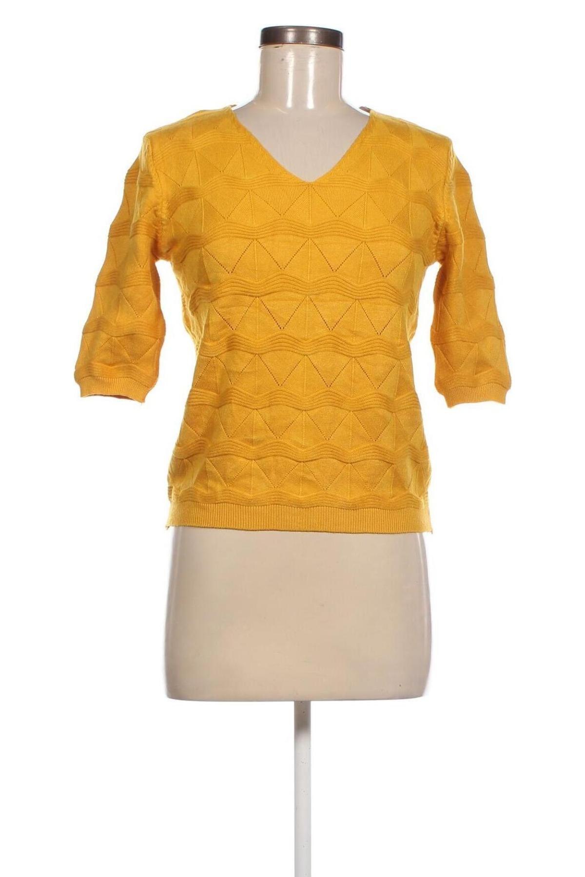 Дамски пуловер, Размер S, Цвят Жълт, Цена 7,83 лв.