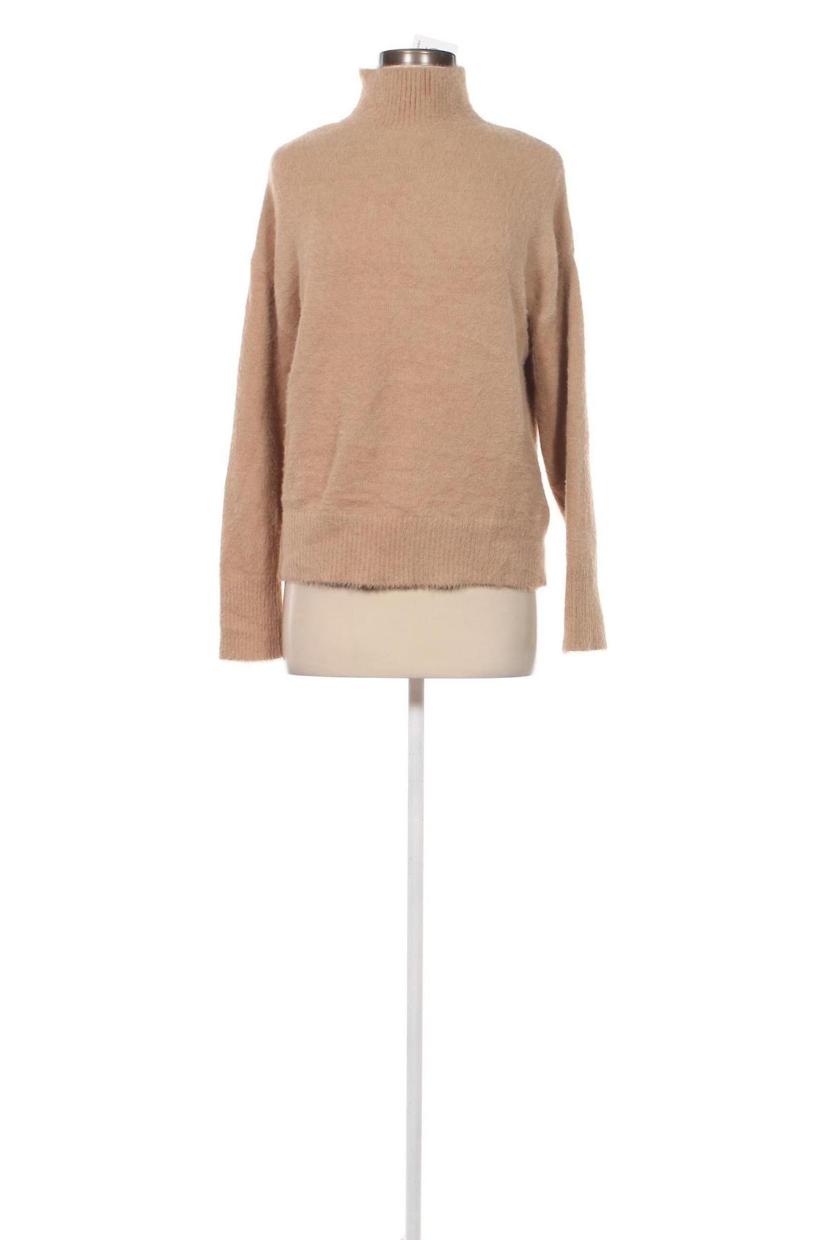 Γυναικείο πουλόβερ Amisu, Μέγεθος M, Χρώμα  Μπέζ, Τιμή 7,71 €