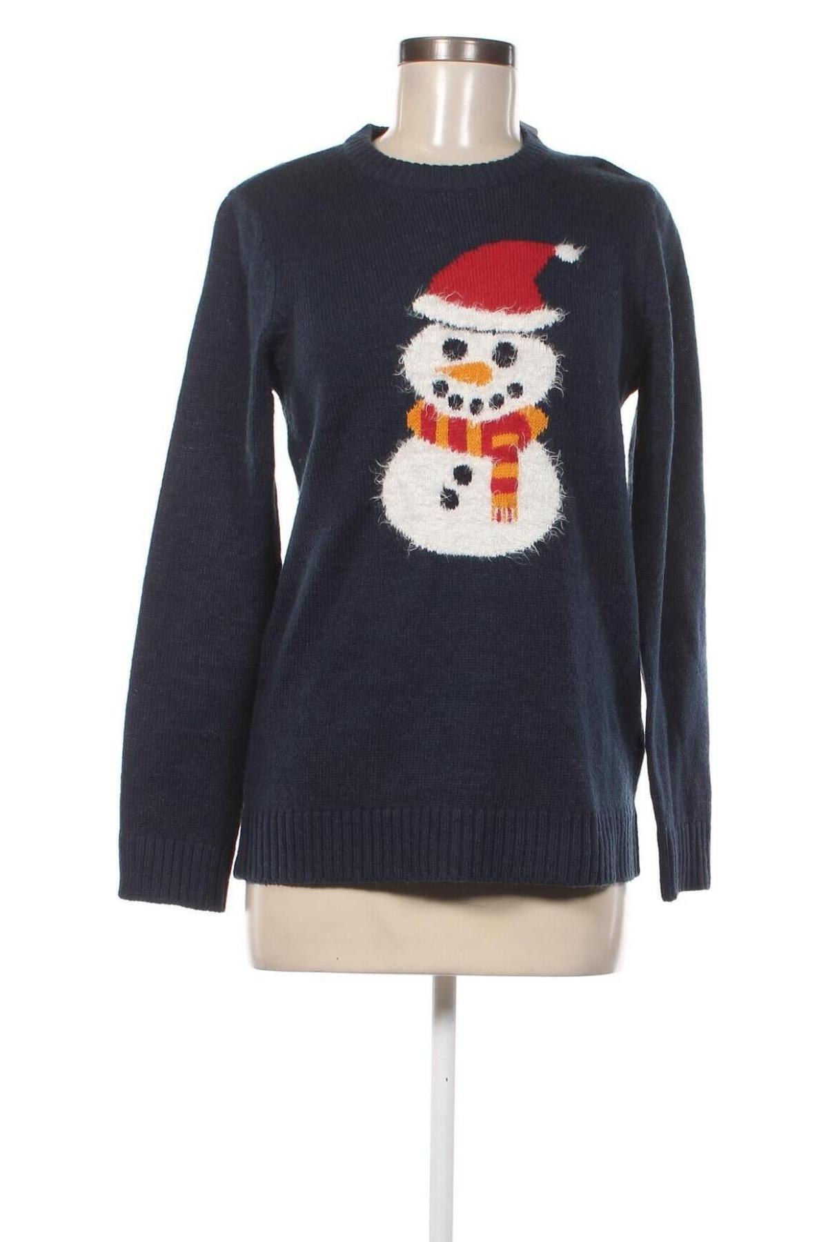 Дамски пуловер Aniston, Размер S, Цвят Син, Цена 11,60 лв.