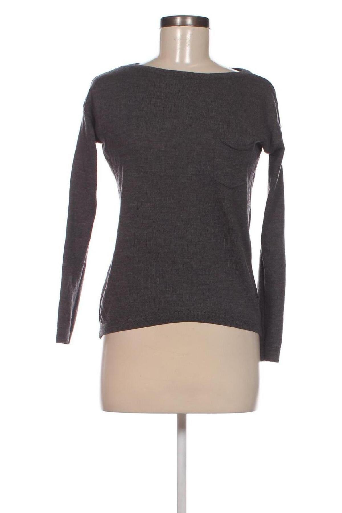 Дамски пуловер Big Nur Zurich, Размер S, Цвят Сив, Цена 19,28 лв.