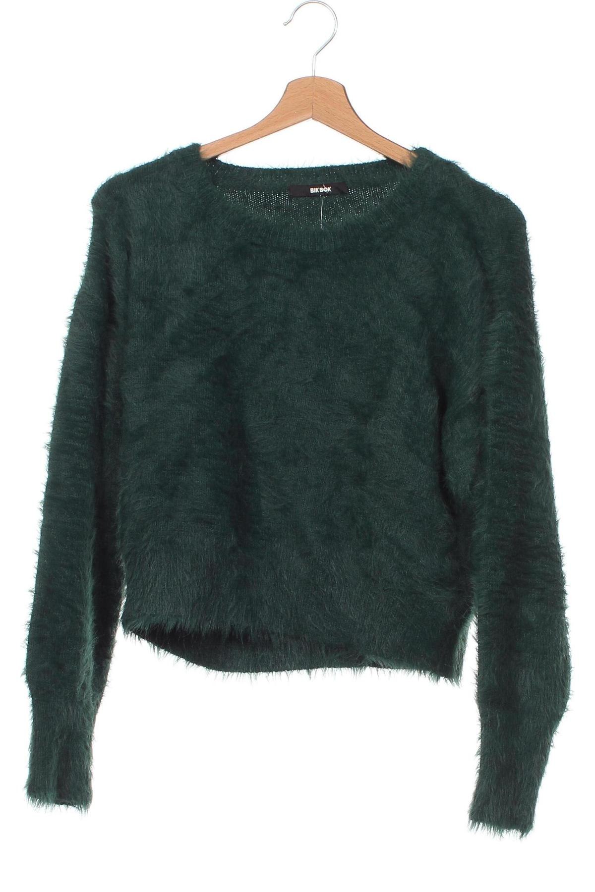Дамски пуловер Bik Bok, Размер XS, Цвят Зелен, Цена 17,60 лв.