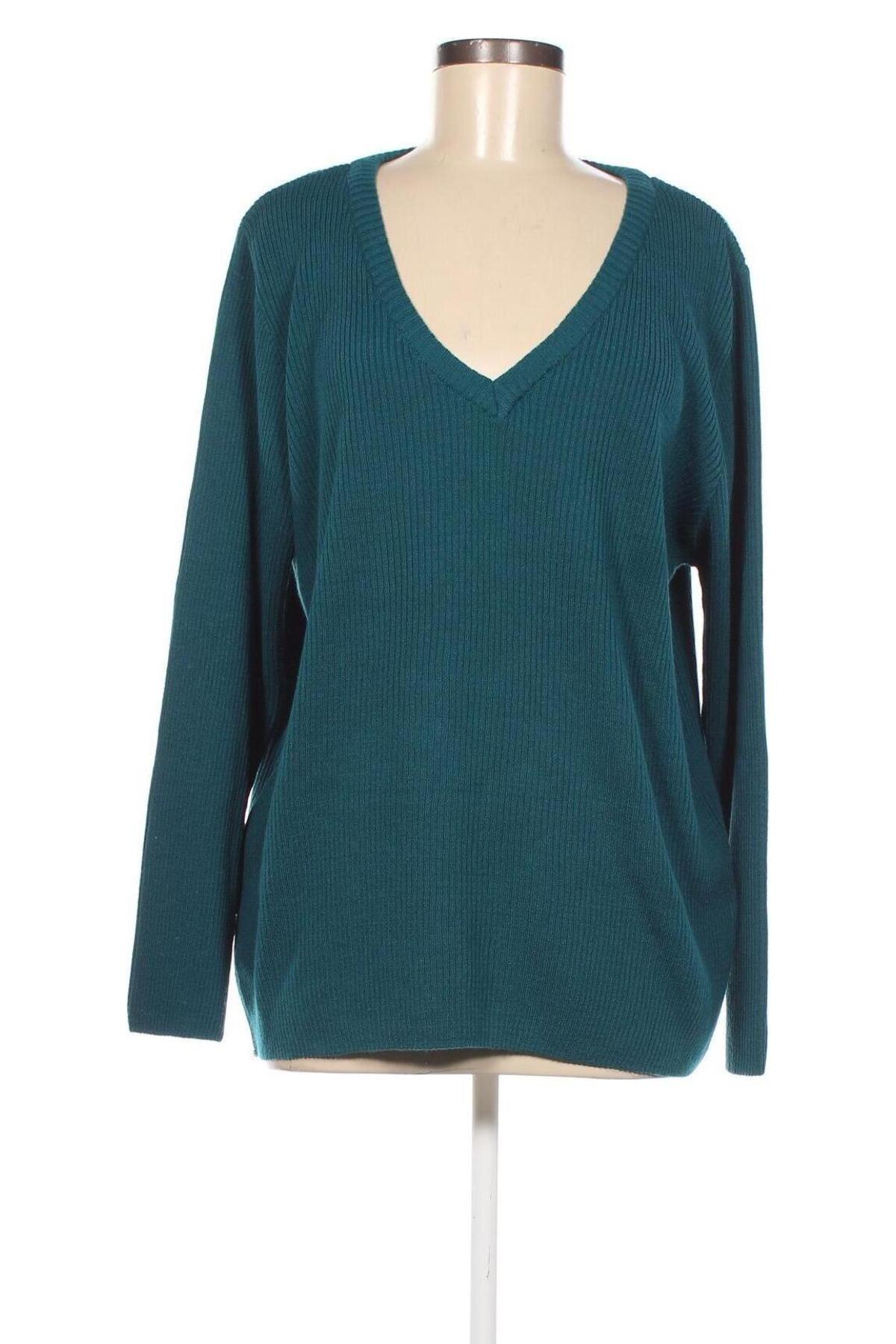 Γυναικείο πουλόβερ Blancheporte, Μέγεθος 3XL, Χρώμα Μπλέ, Τιμή 17,04 €