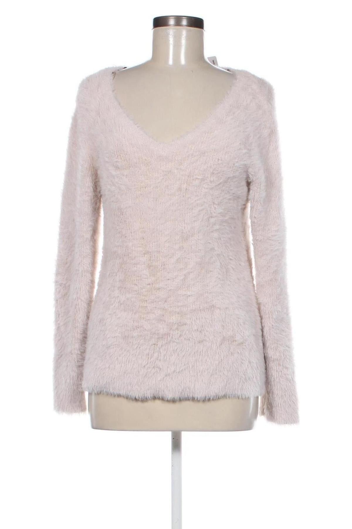 Γυναικείο πουλόβερ Breal, Μέγεθος L, Χρώμα Εκρού, Τιμή 10,14 €