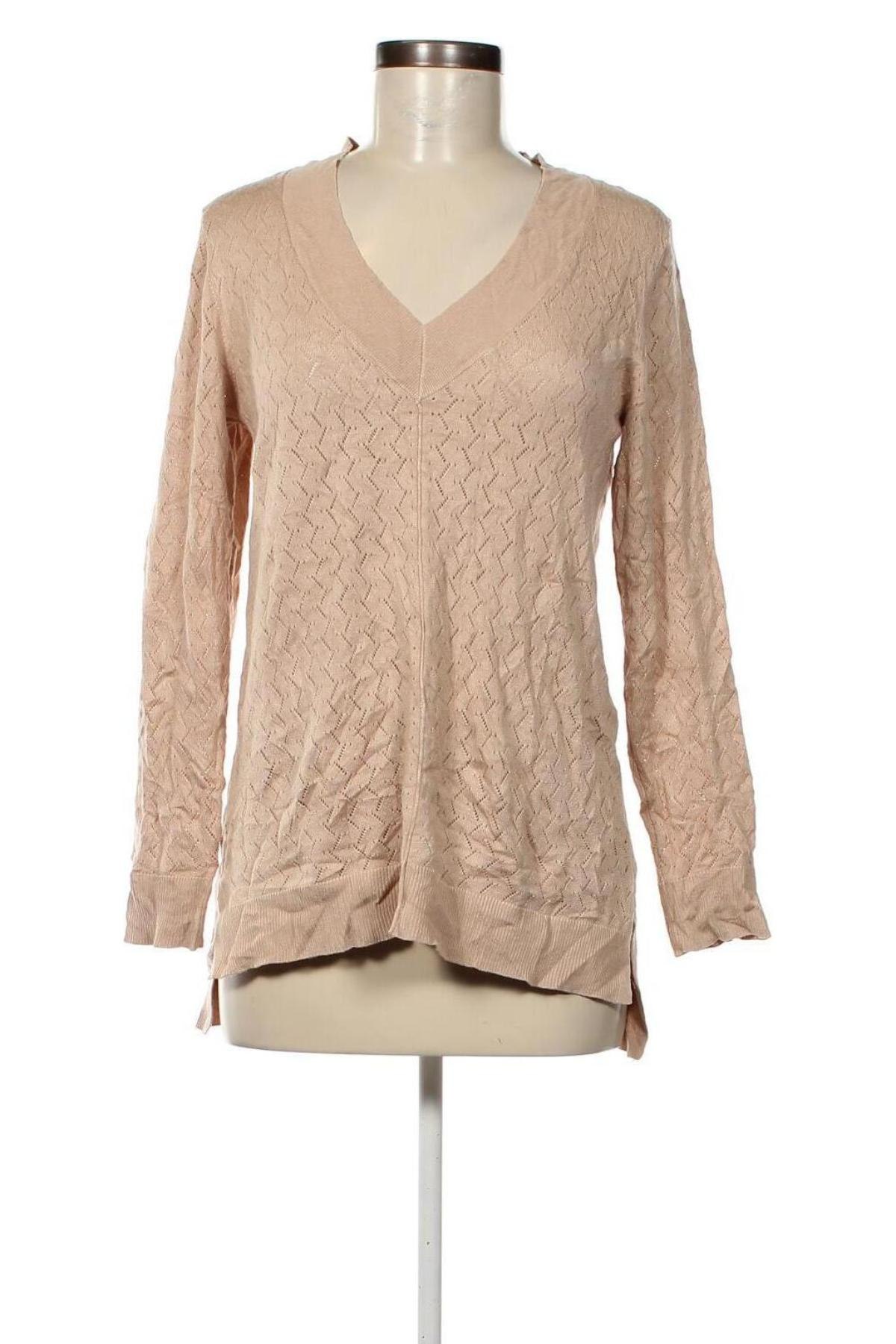 Damenpullover Cable & Gauge, Größe M, Farbe Beige, Preis 6,49 €