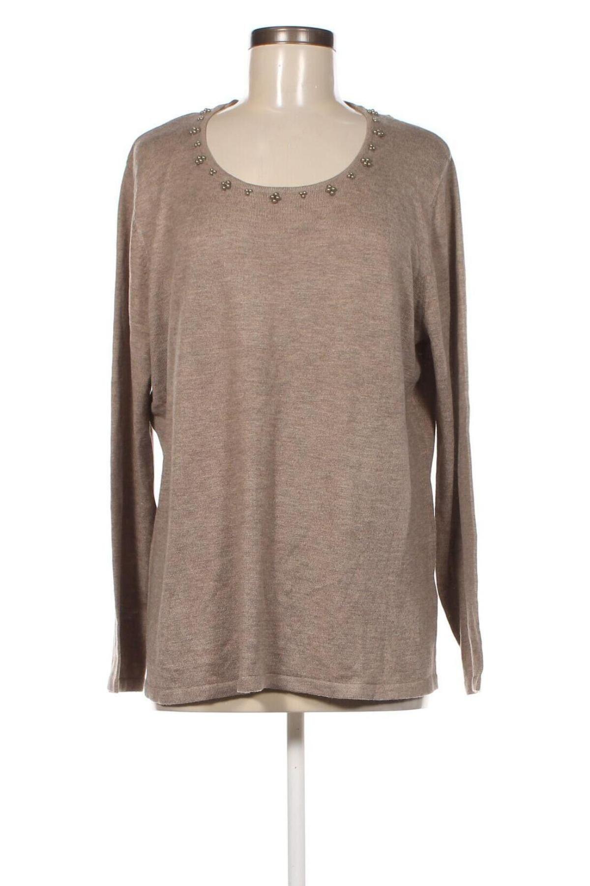 Damenpullover Canda, Größe L, Farbe Beige, Preis 6,49 €