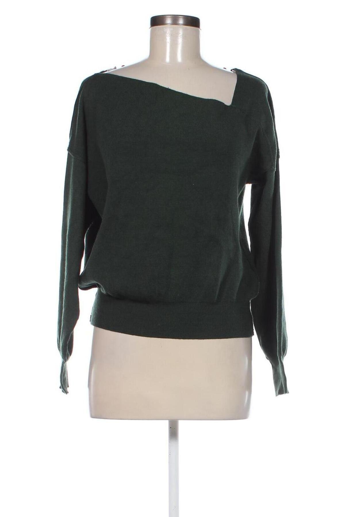 Дамски пуловер Catherine Malandrino, Размер M, Цвят Зелен, Цена 13,53 лв.
