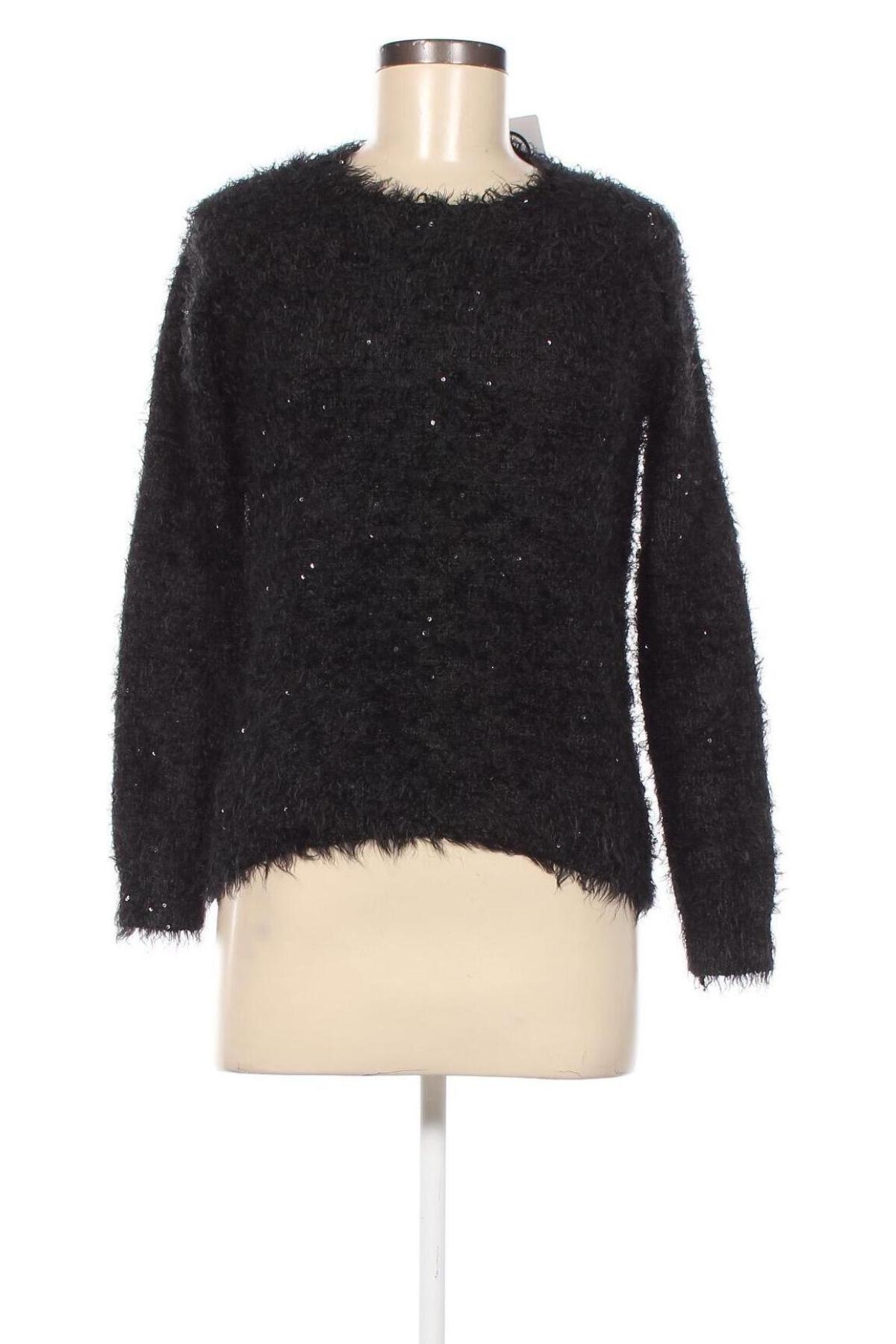 Γυναικείο πουλόβερ Ciao Milano, Μέγεθος M, Χρώμα Μαύρο, Τιμή 10,14 €