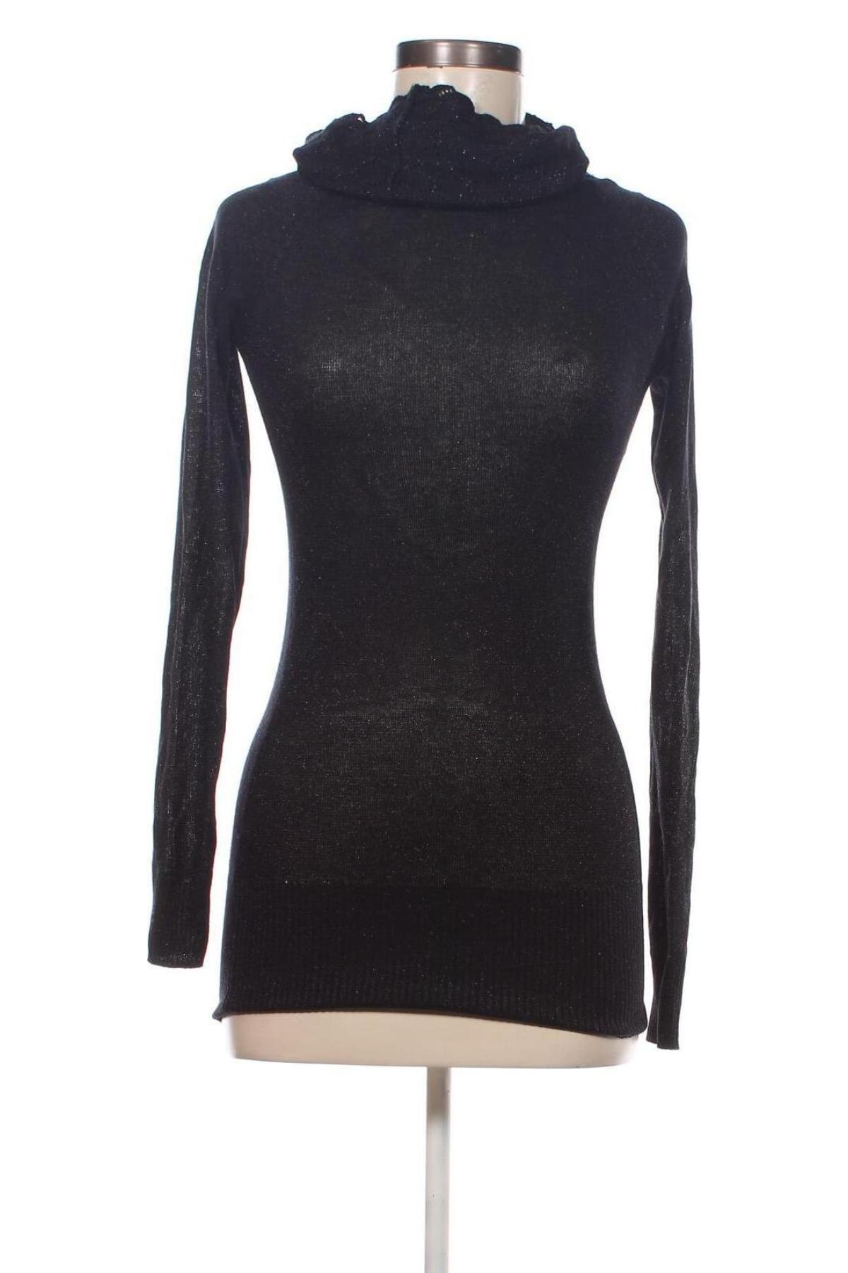 Дамски пуловер Clockhouse, Размер XS, Цвят Черен, Цена 11,60 лв.