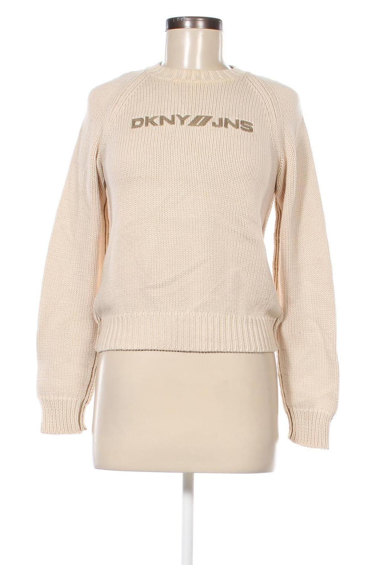 Pulover de femei DKNY Jeans, Mărime M, Culoare Bej, Preț 170,53 Lei