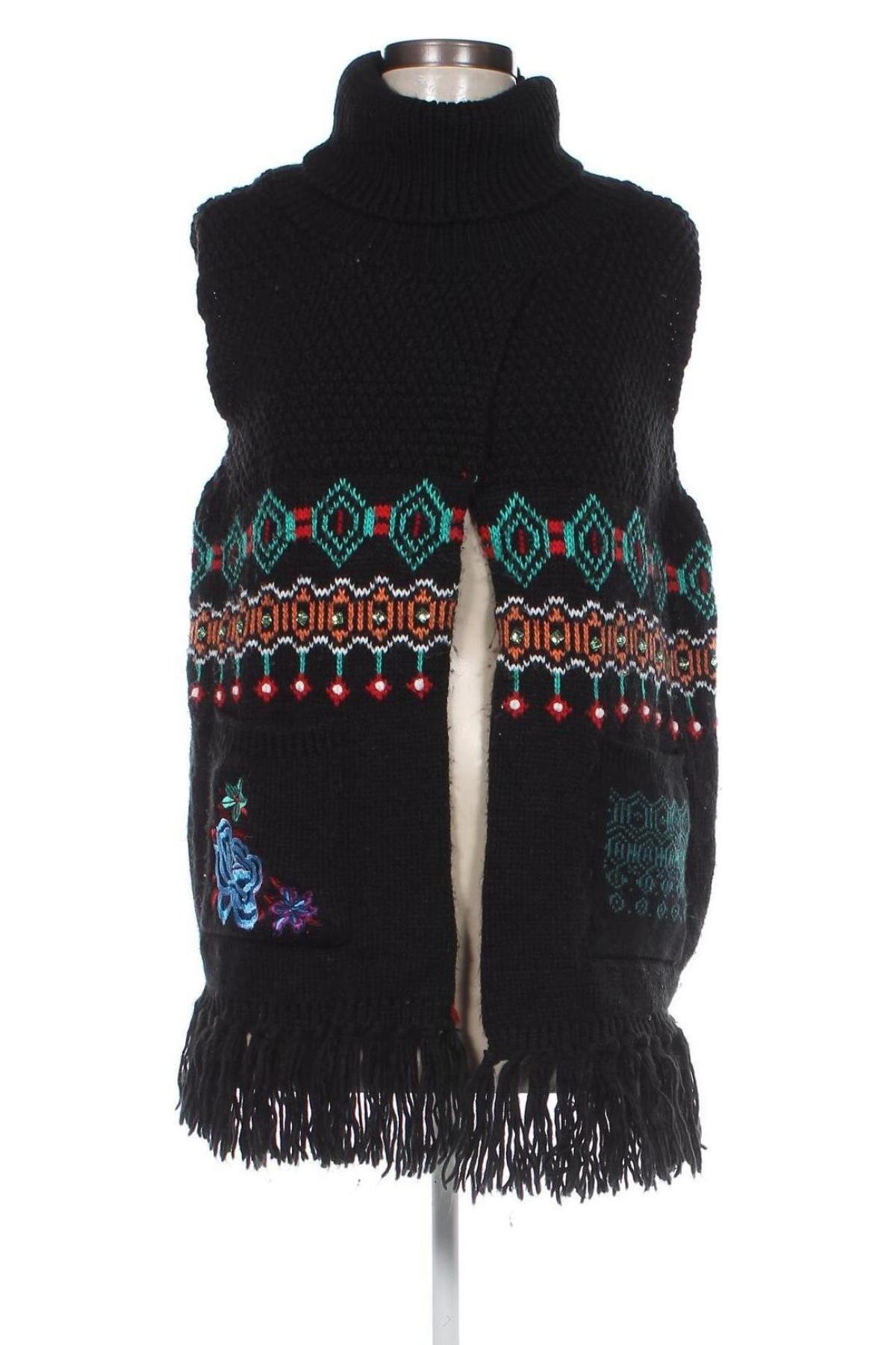 Damenpullover Desigual, Größe M, Farbe Schwarz, Preis 43,14 €