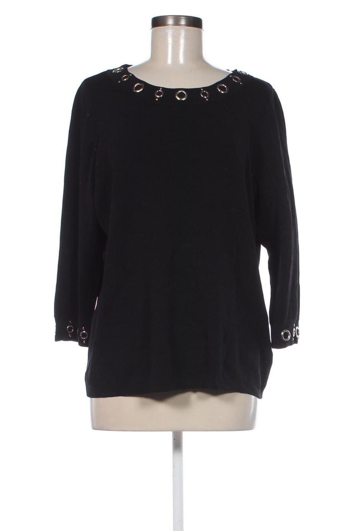 Γυναικείο πουλόβερ Dressbarn, Μέγεθος L, Χρώμα Μαύρο, Τιμή 4,84 €
