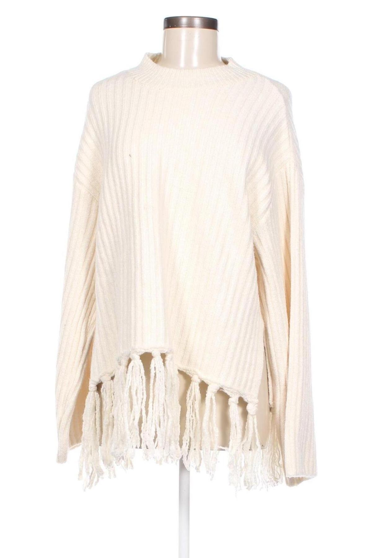 Γυναικείο πουλόβερ Edited, Μέγεθος L, Χρώμα Εκρού, Τιμή 11,99 €