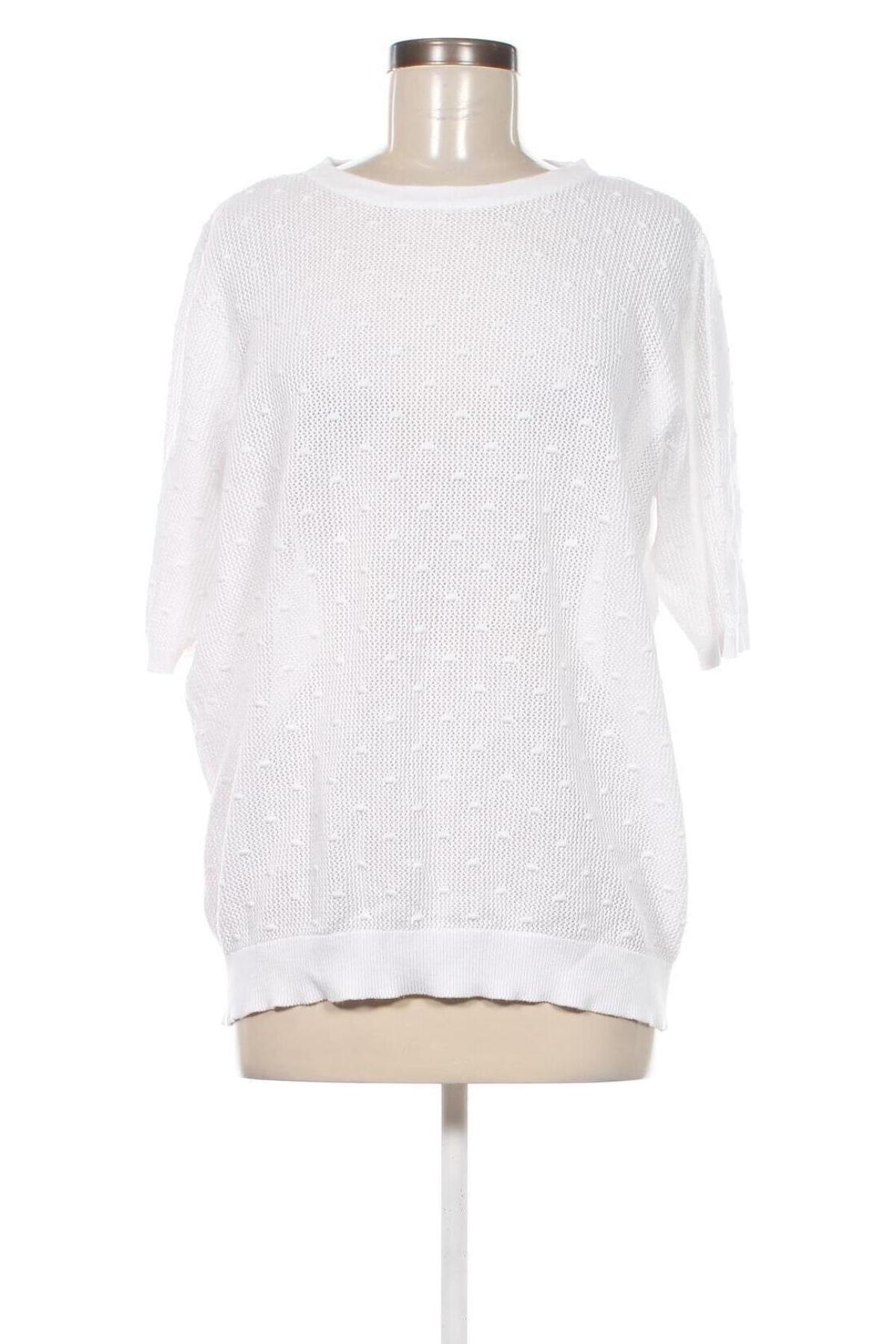 Damenpullover Essentials by Tchibo, Größe XL, Farbe Weiß, Preis 9,08 €