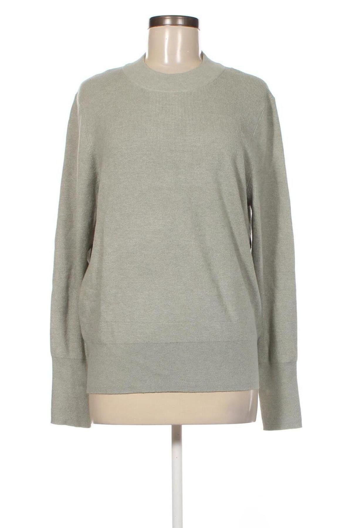 Дамски пуловер Essentials by Tchibo, Размер M, Цвят Зелен, Цена 7,00 лв.