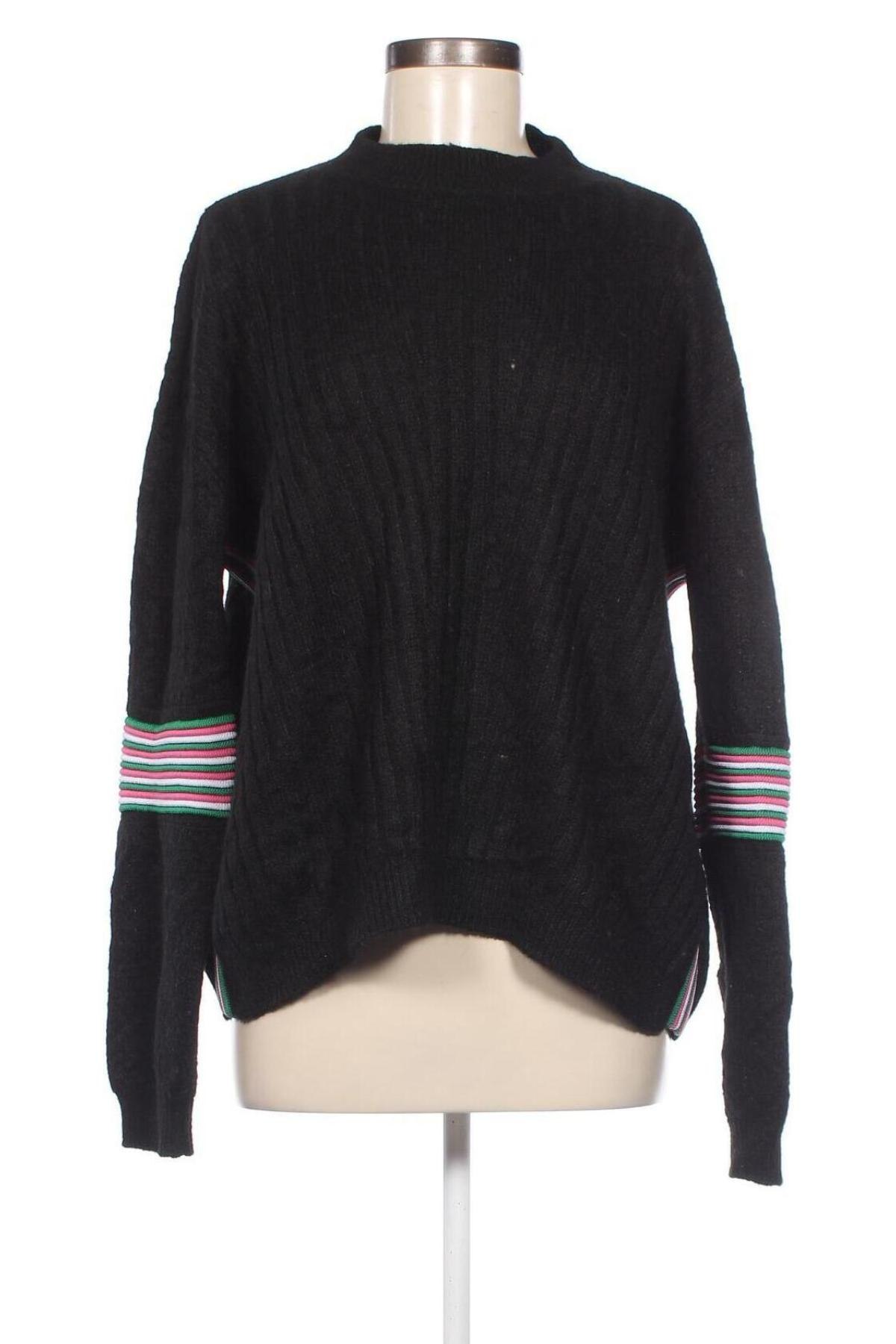 Дамски пуловер Funky Staff, Размер XL, Цвят Черен, Цена 11,48 лв.