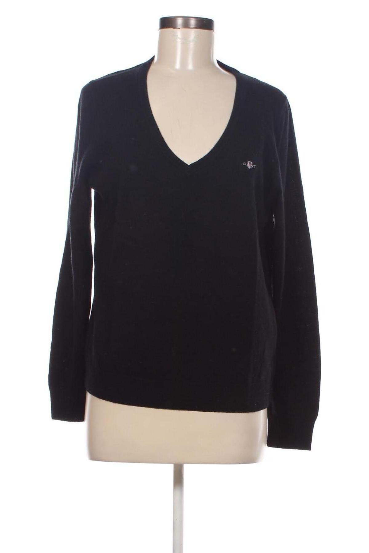 Дамски пуловер Gant, Размер L, Цвят Черен, Цена 110,16 лв.