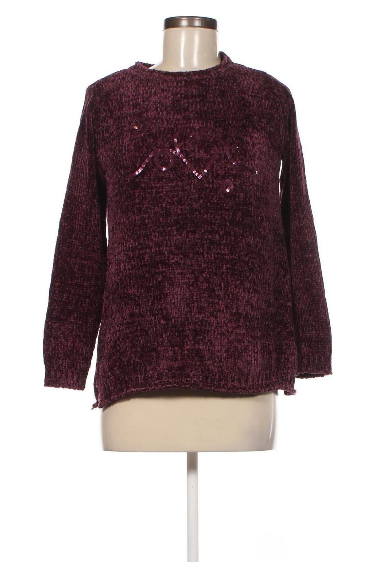 Дамски пуловер Gina, Размер M, Цвят Лилав, Цена 10,15 лв.