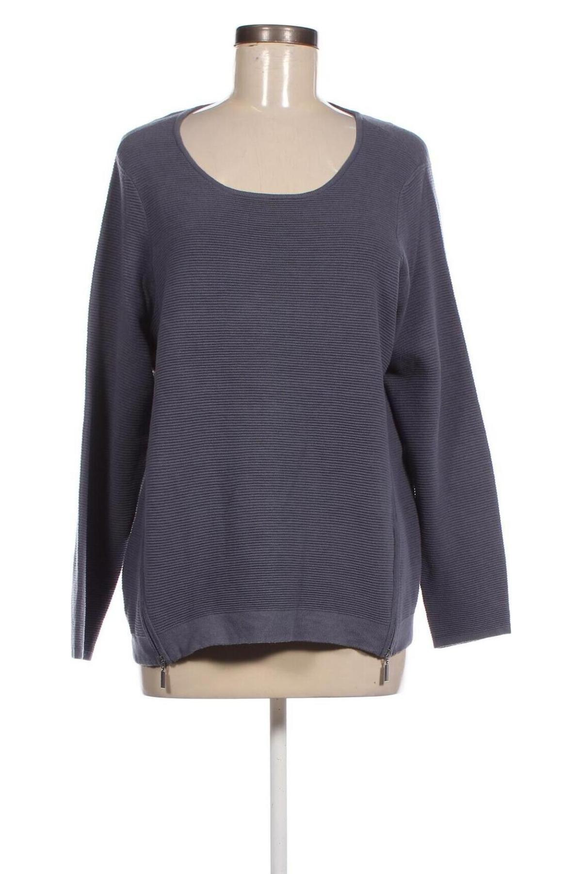 Дамски пуловер Gina Laura, Размер XXL, Цвят Син, Цена 6,56 лв.