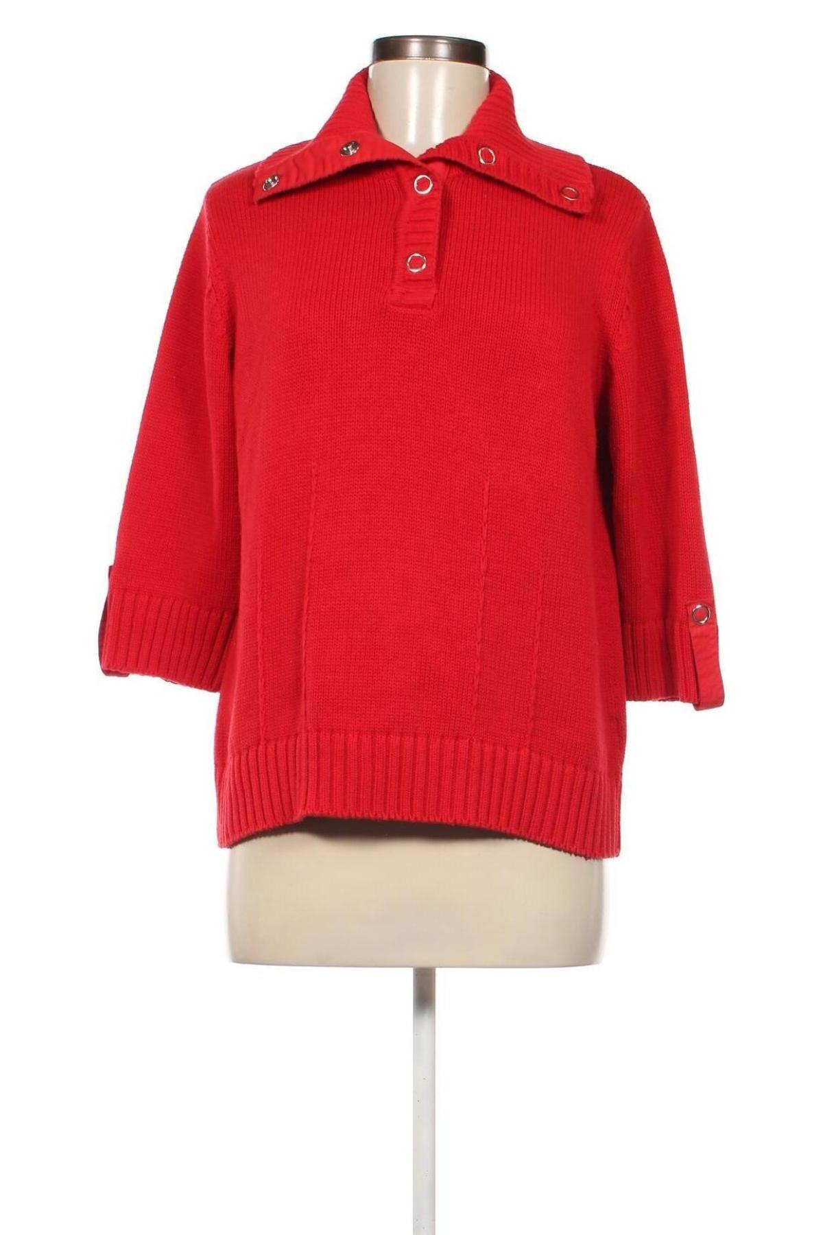 Γυναικείο πουλόβερ Gina Laura, Μέγεθος M, Χρώμα Κόκκινο, Τιμή 7,95 €