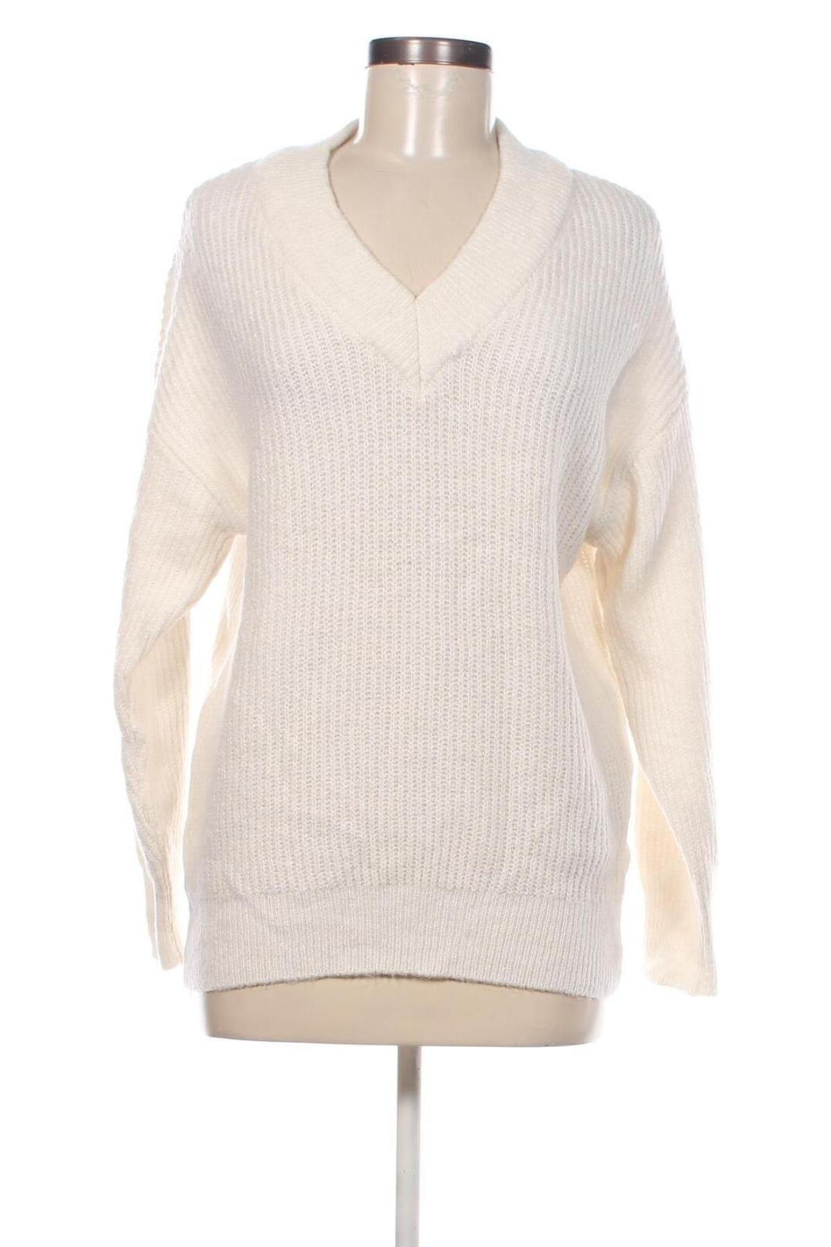 Дамски пуловер Gina Tricot, Размер XS, Цвят Бял, Цена 9,18 лв.