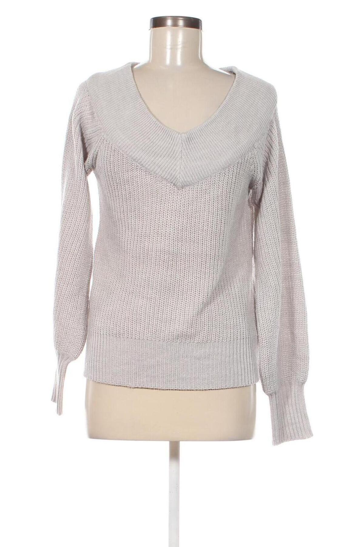 Γυναικείο πουλόβερ Gina Tricot, Μέγεθος M, Χρώμα Γκρί, Τιμή 5,51 €