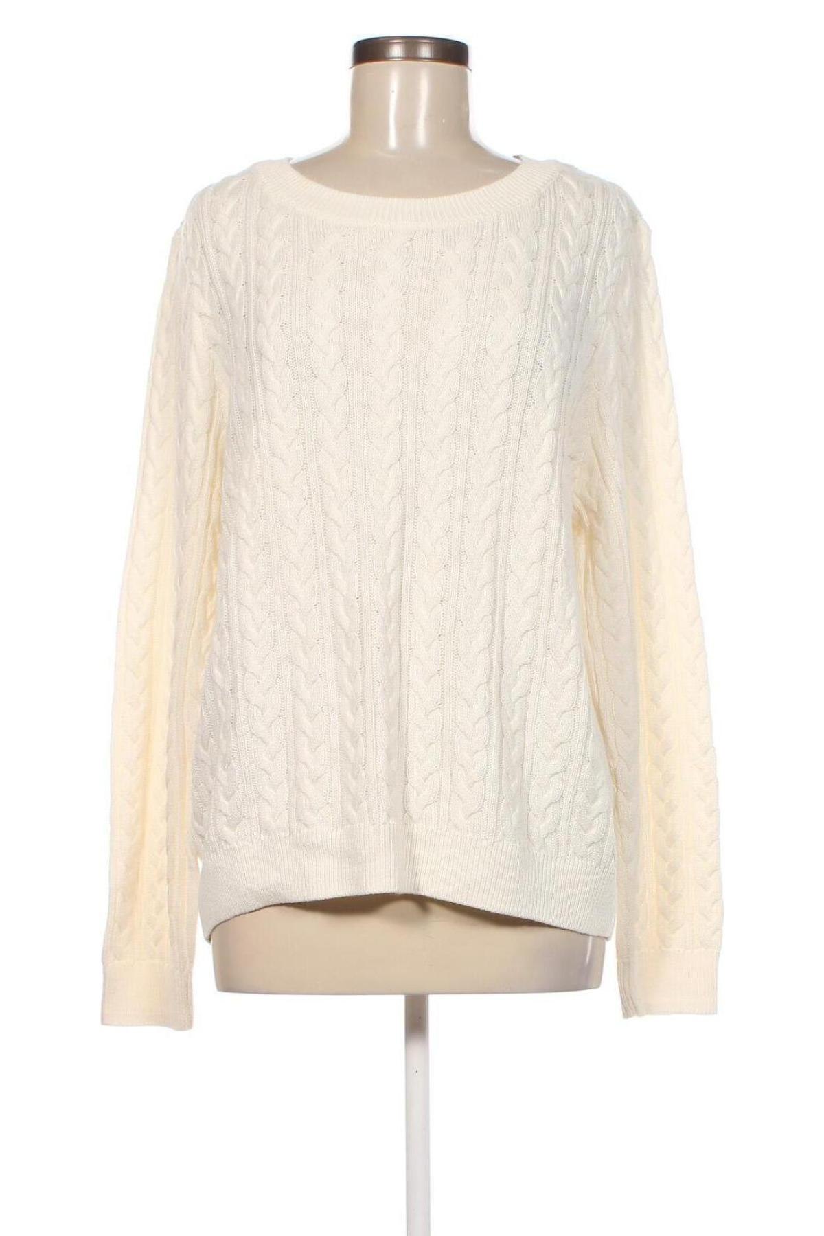 Дамски пуловер H&M, Размер XL, Цвят Бял, Цена 14,79 лв.