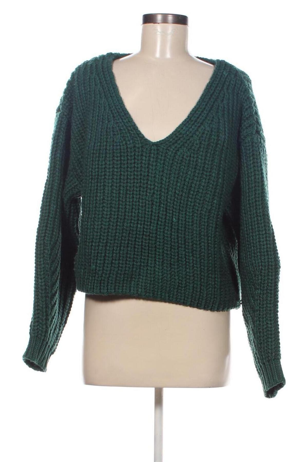 Γυναικείο πουλόβερ H&M, Μέγεθος L, Χρώμα Πράσινο, Τιμή 5,92 €