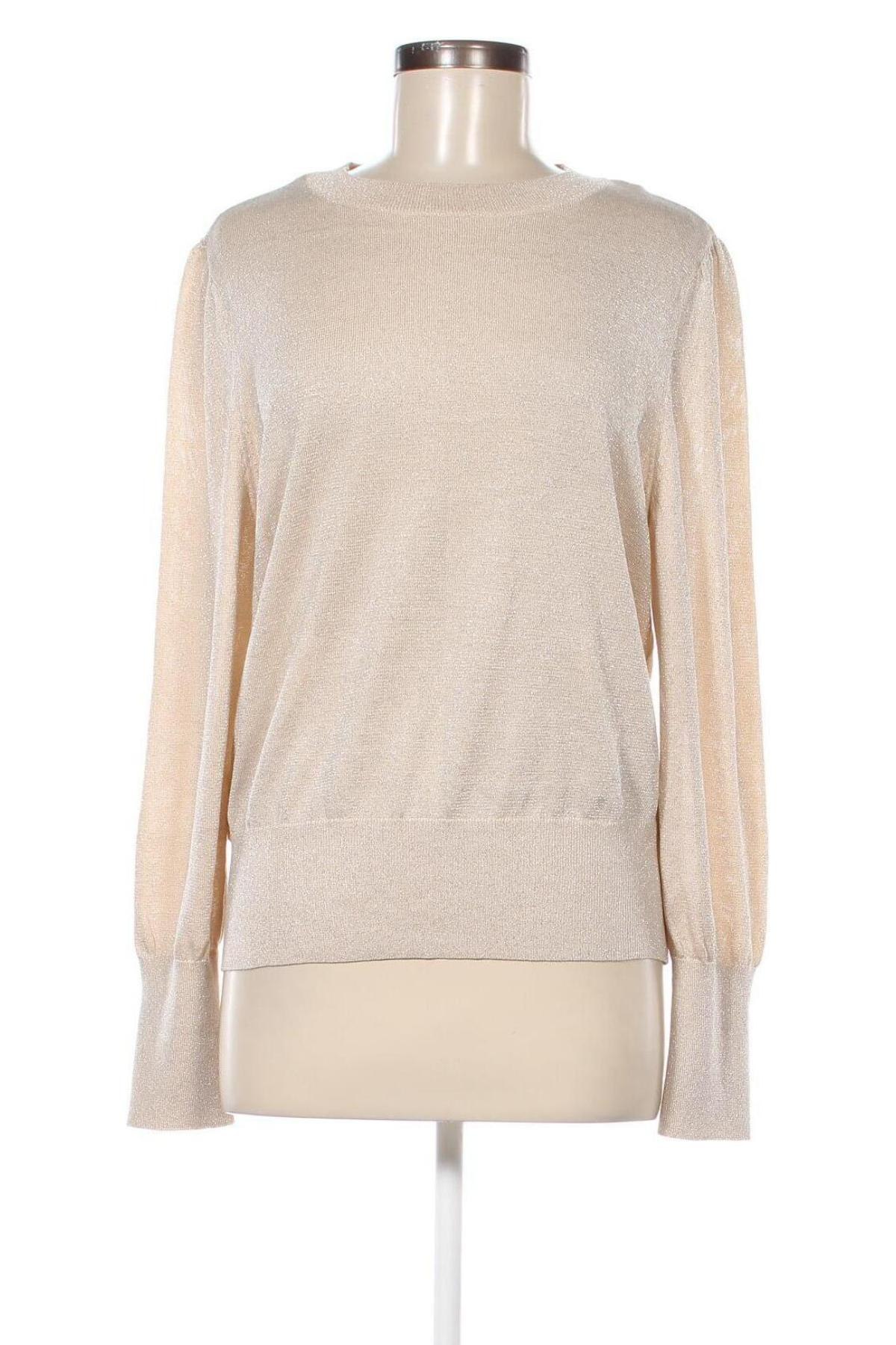 Дамски пуловер H&M, Размер L, Цвят Златист, Цена 10,73 лв.
