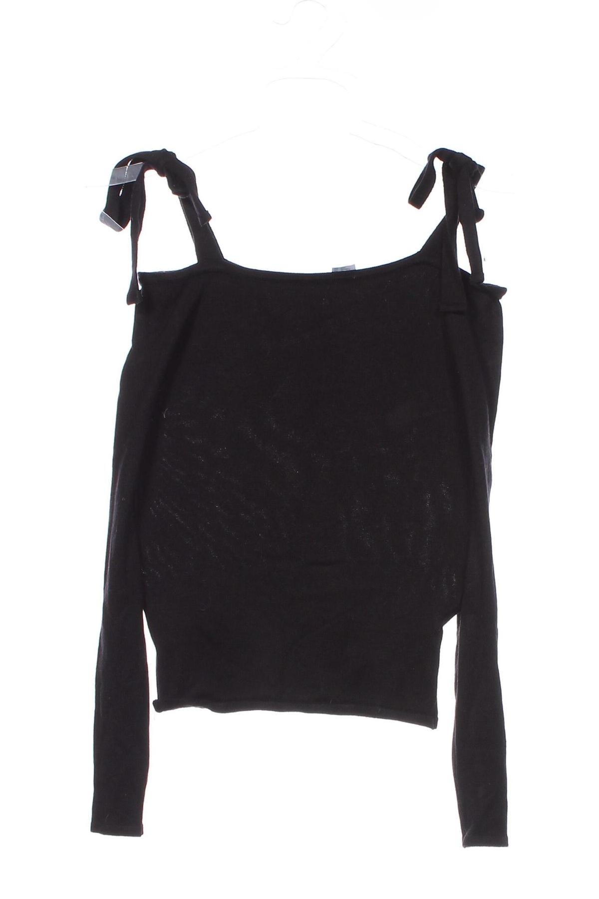 Дамски пуловер H&M Divided, Размер XS, Цвят Черен, Цена 14,80 лв.