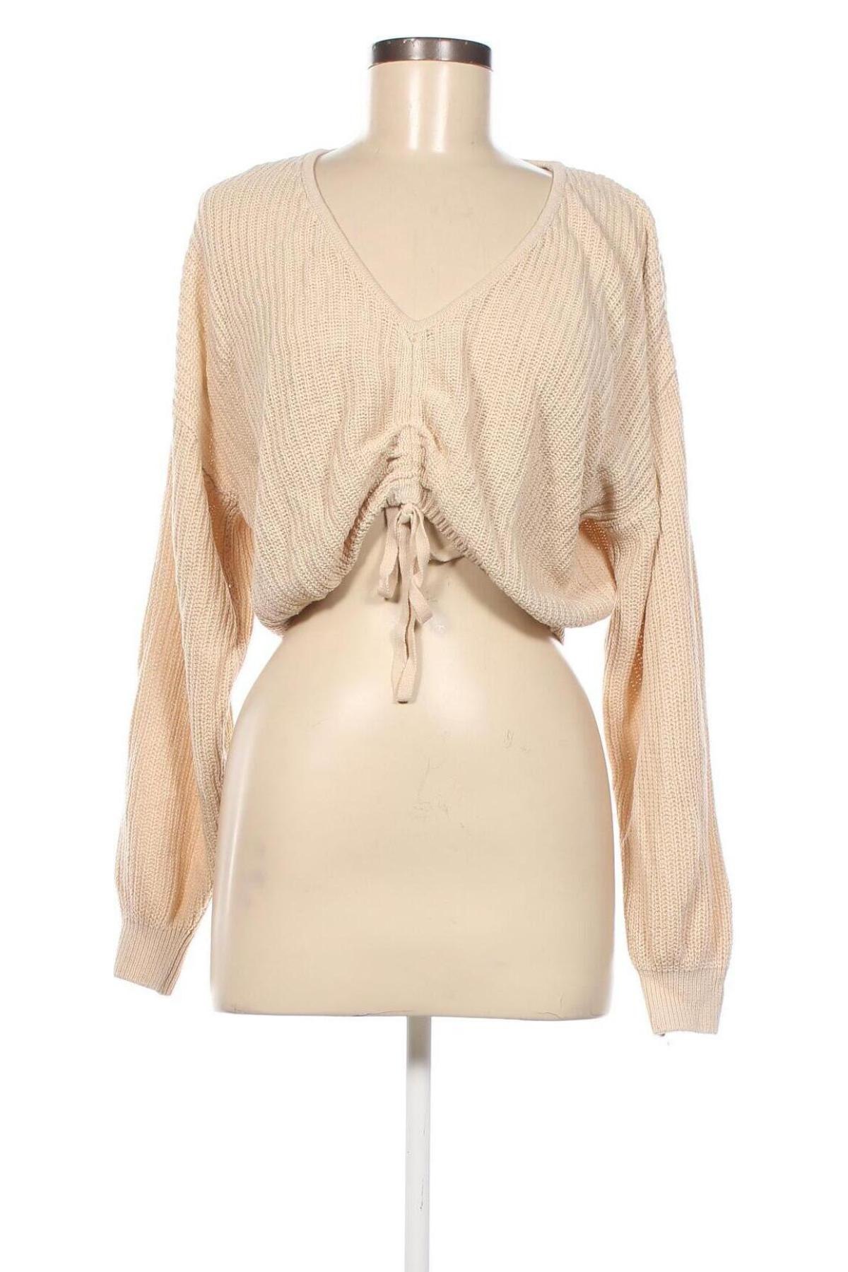 Γυναικείο πουλόβερ H&M Divided, Μέγεθος S, Χρώμα  Μπέζ, Τιμή 4,66 €