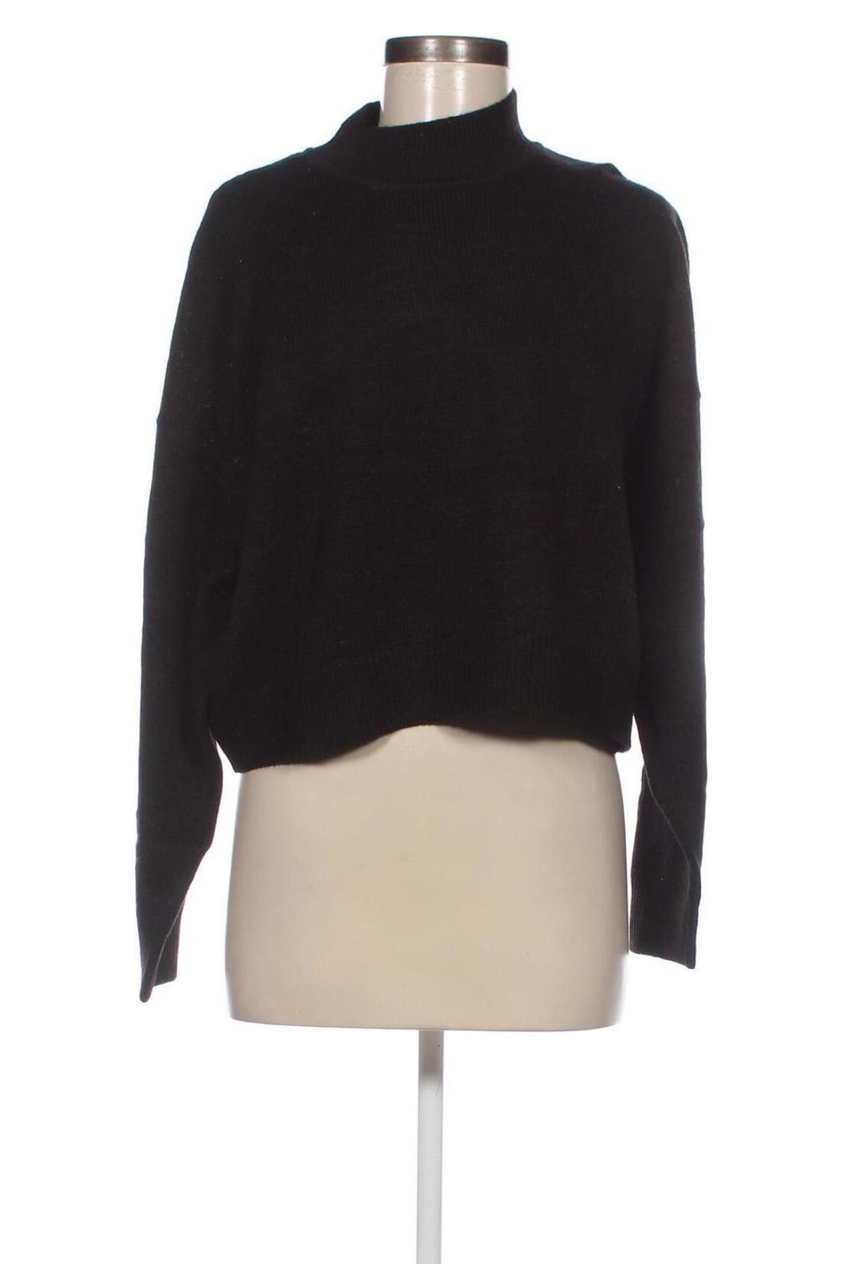 Дамски пуловер H&M Divided, Размер L, Цвят Черен, Цена 7,54 лв.