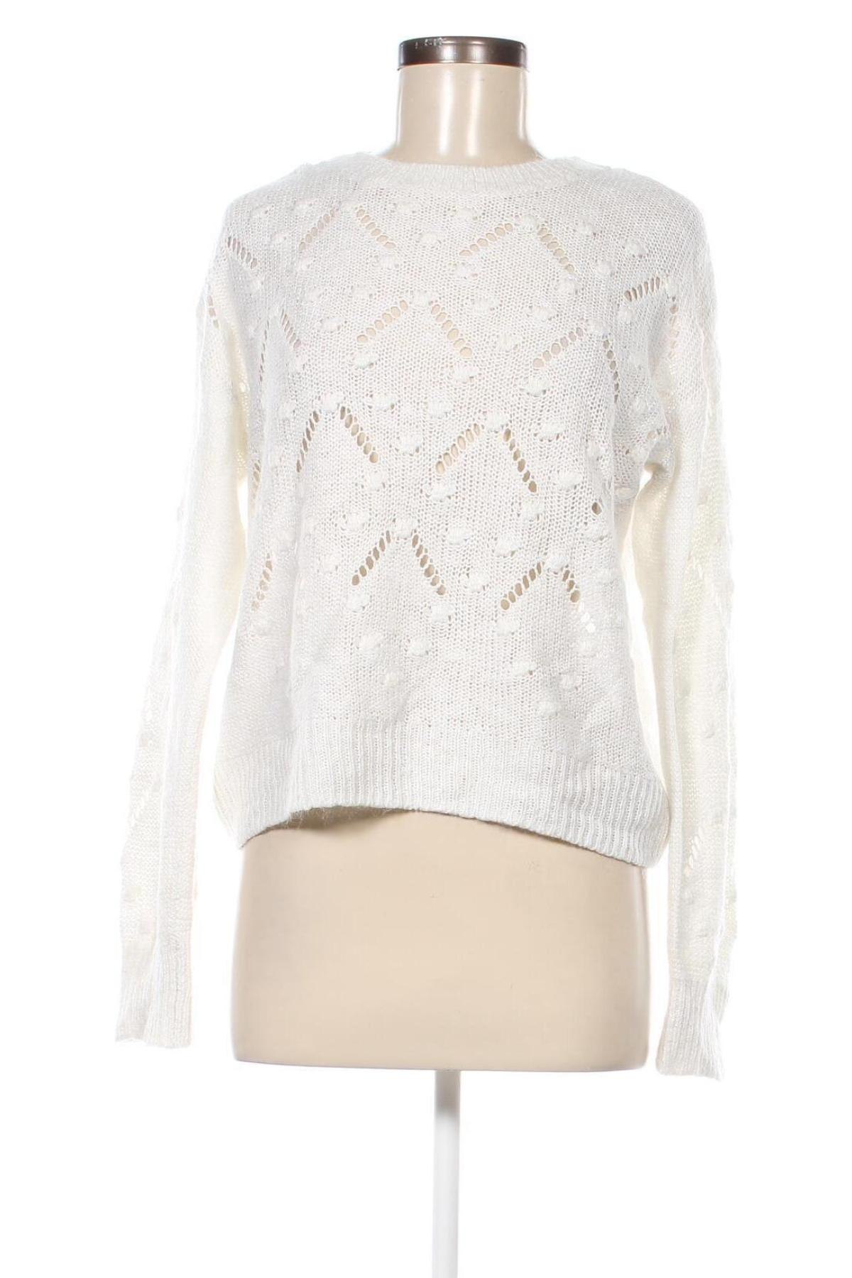Γυναικείο πουλόβερ H&M L.O.G.G., Μέγεθος M, Χρώμα Λευκό, Τιμή 7,18 €