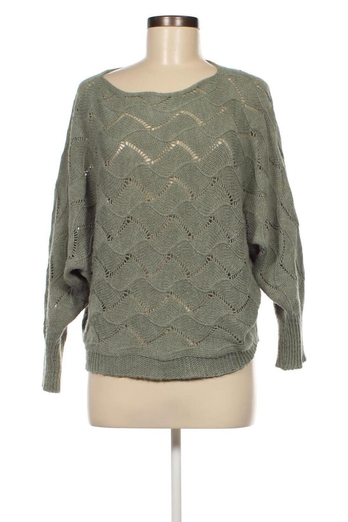 Дамски пуловер Haily`s, Размер L, Цвят Зелен, Цена 16,40 лв.