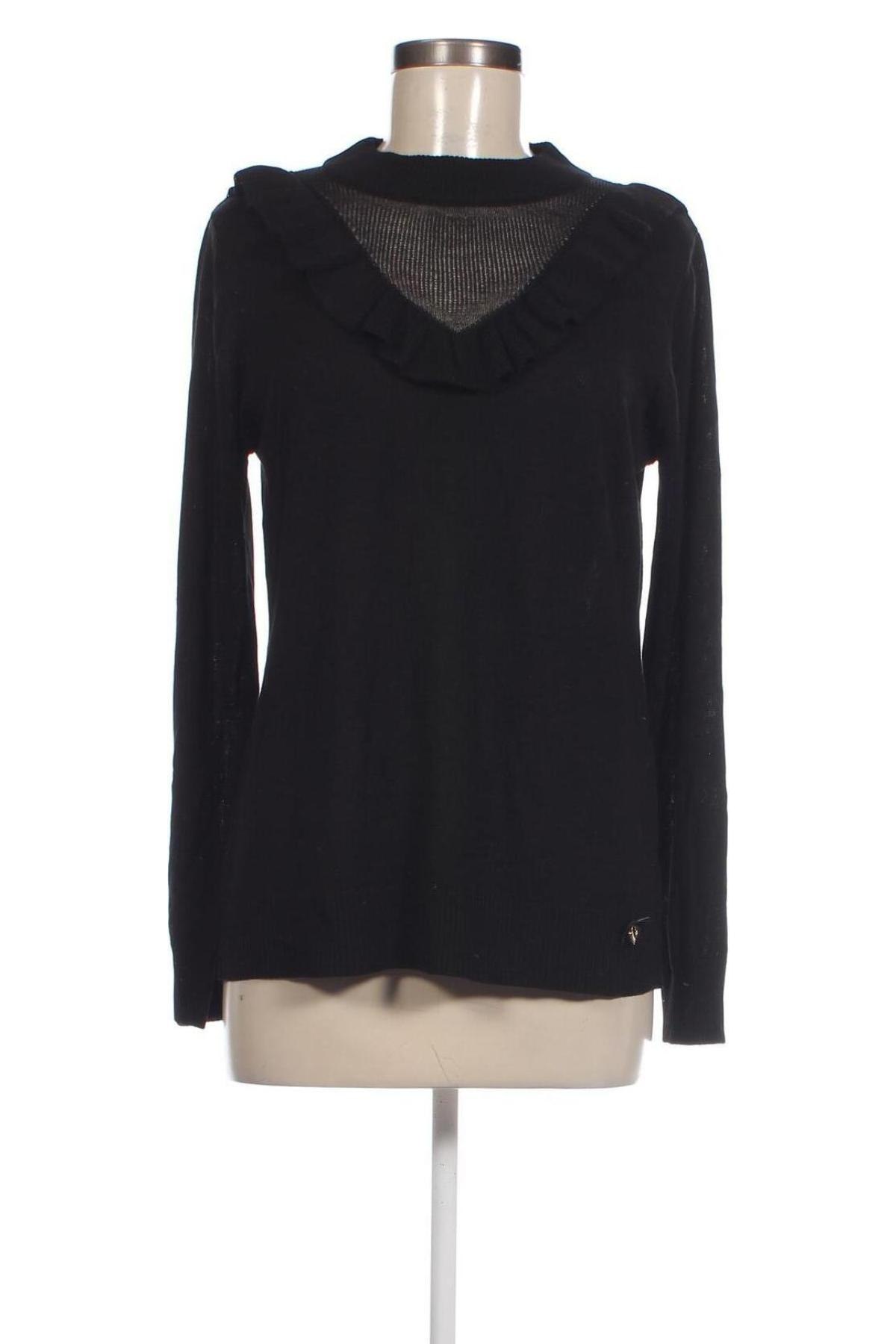 Дамски пуловер Himmelblau by Lola Paltinger, Размер L, Цвят Черен, Цена 16,40 лв.