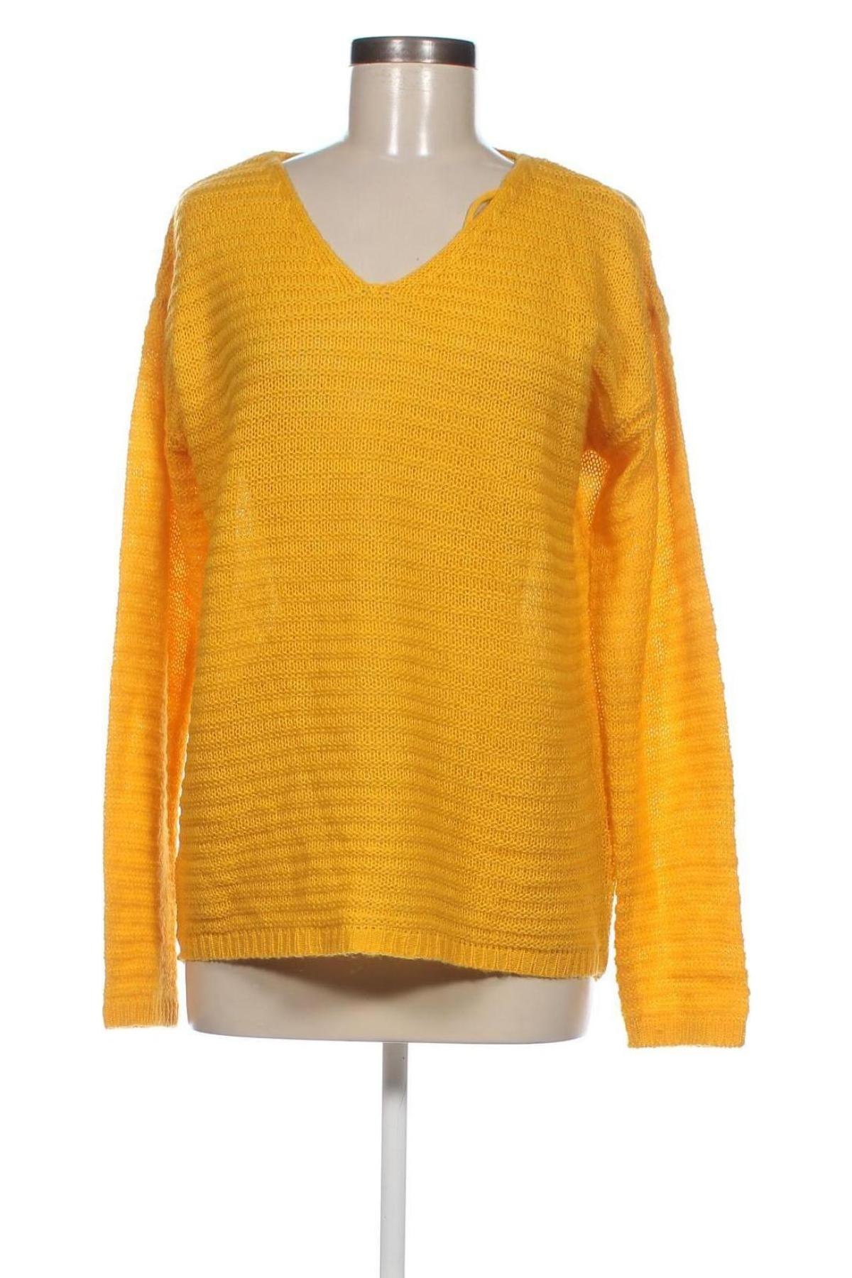 Дамски пуловер Infinity Woman, Размер M, Цвят Жълт, Цена 9,57 лв.
