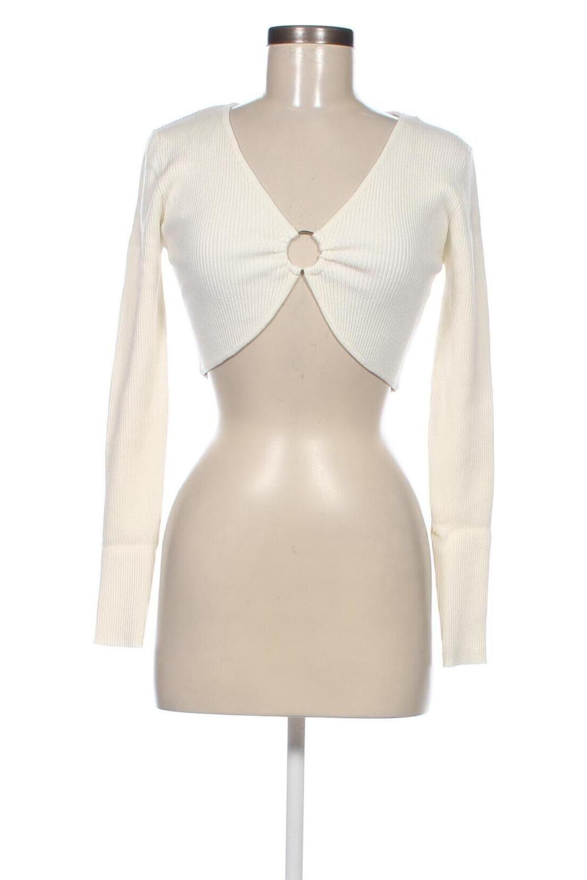 Γυναικείο πουλόβερ Jennyfer, Μέγεθος M, Χρώμα Λευκό, Τιμή 3,56 €