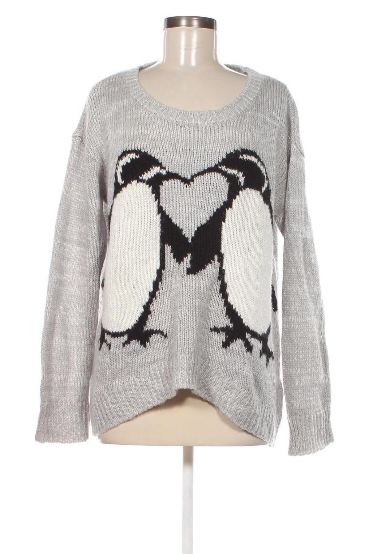 Γυναικείο πουλόβερ Jolt, Μέγεθος XL, Χρώμα Γκρί, Τιμή 3,77 €