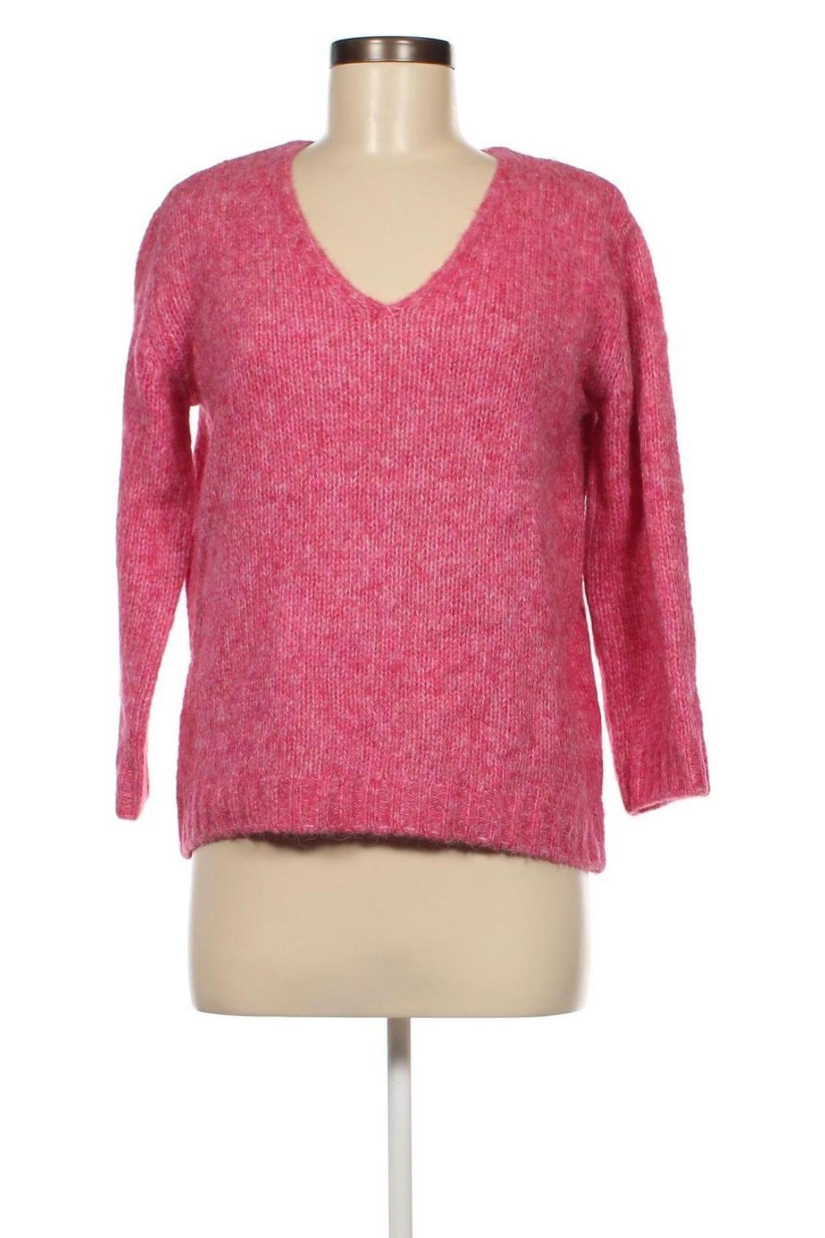 Дамски пуловер Kaffe, Размер S, Цвят Розов, Цена 11,07 лв.
