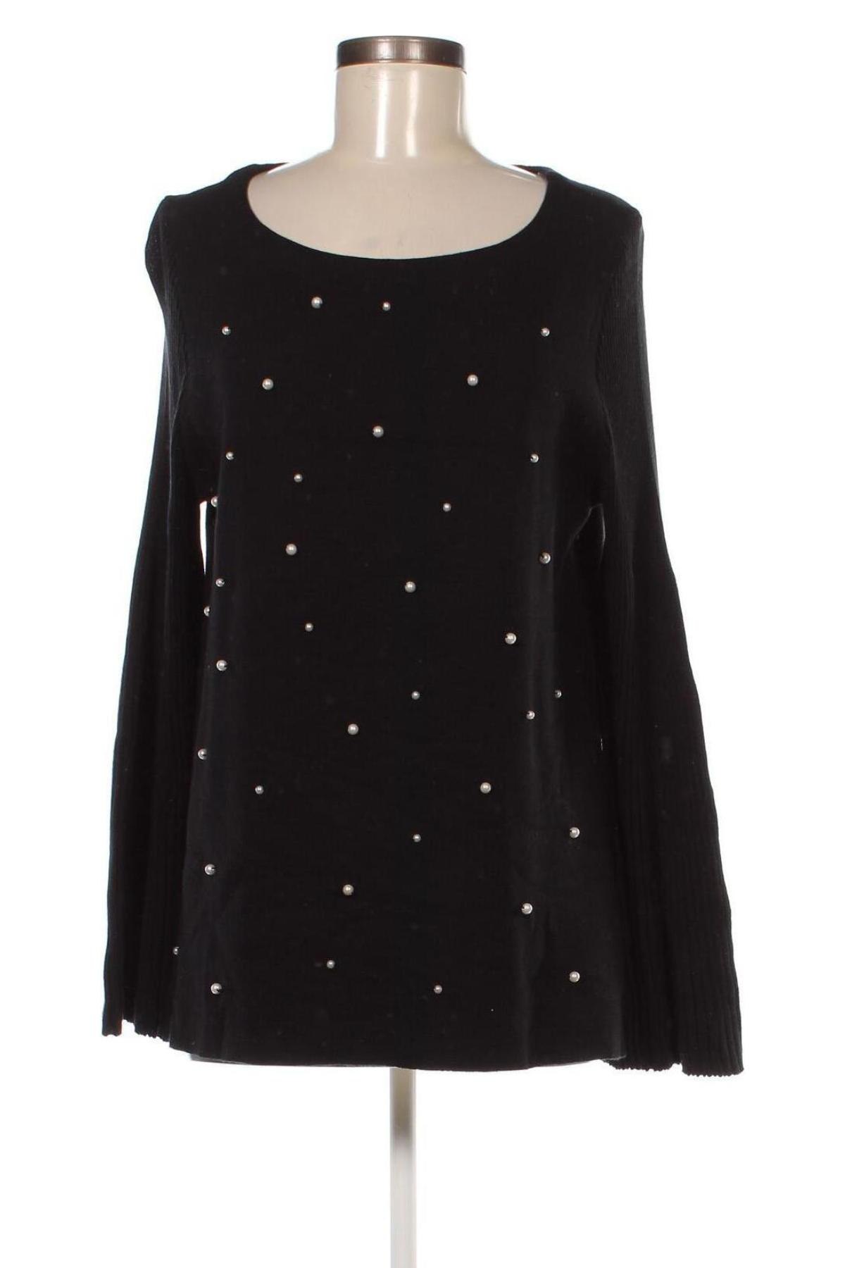 Γυναικείο πουλόβερ Laura Scott, Μέγεθος XL, Χρώμα Μαύρο, Τιμή 17,07 €