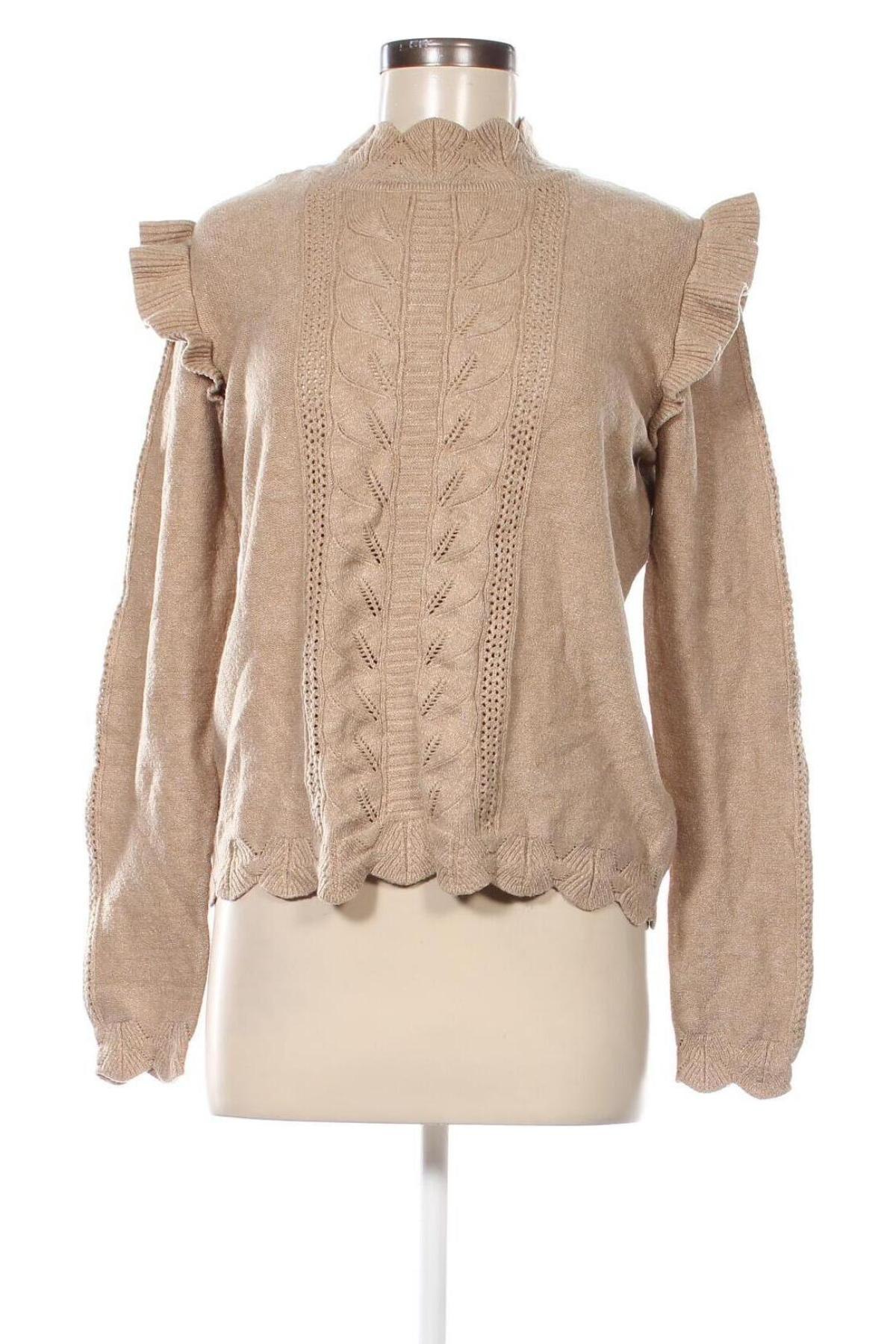 Damenpullover Laura Torelli, Größe M, Farbe Beige, Preis € 7,49