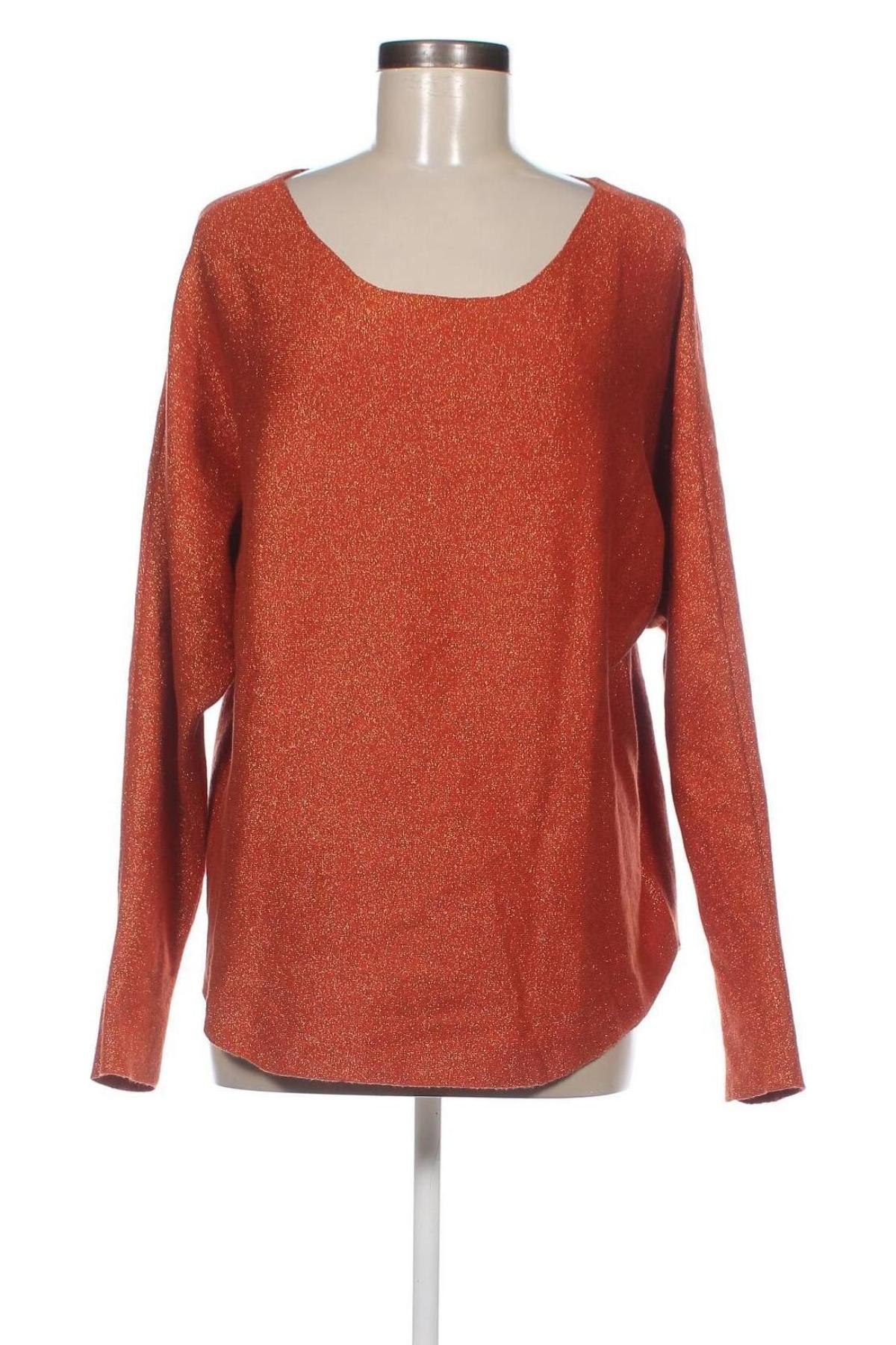 Damenpullover Lola & Liza, Größe M, Farbe Orange, Preis 6,28 €