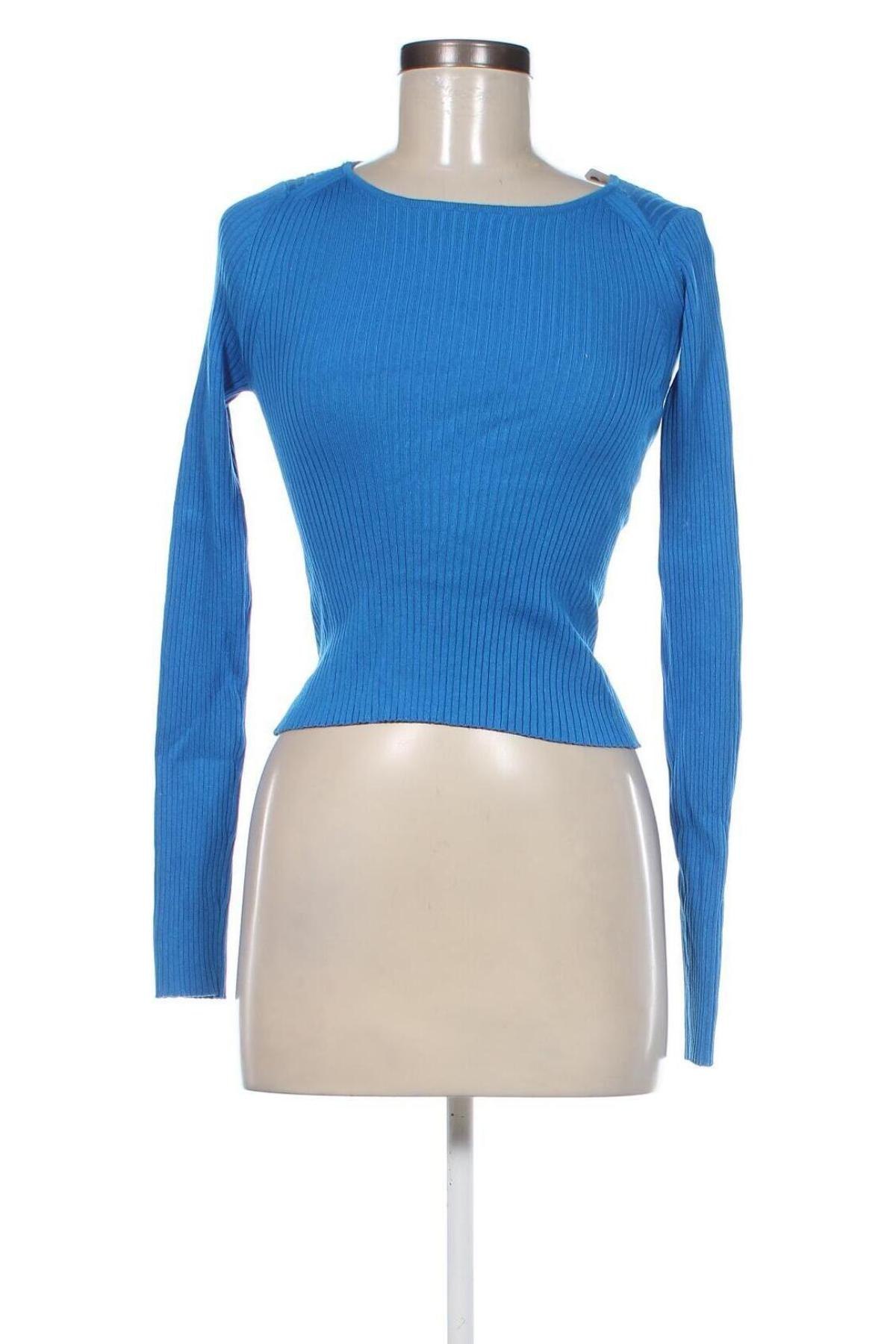 Дамски пуловер Mango, Размер S, Цвят Син, Цена 26,04 лв.